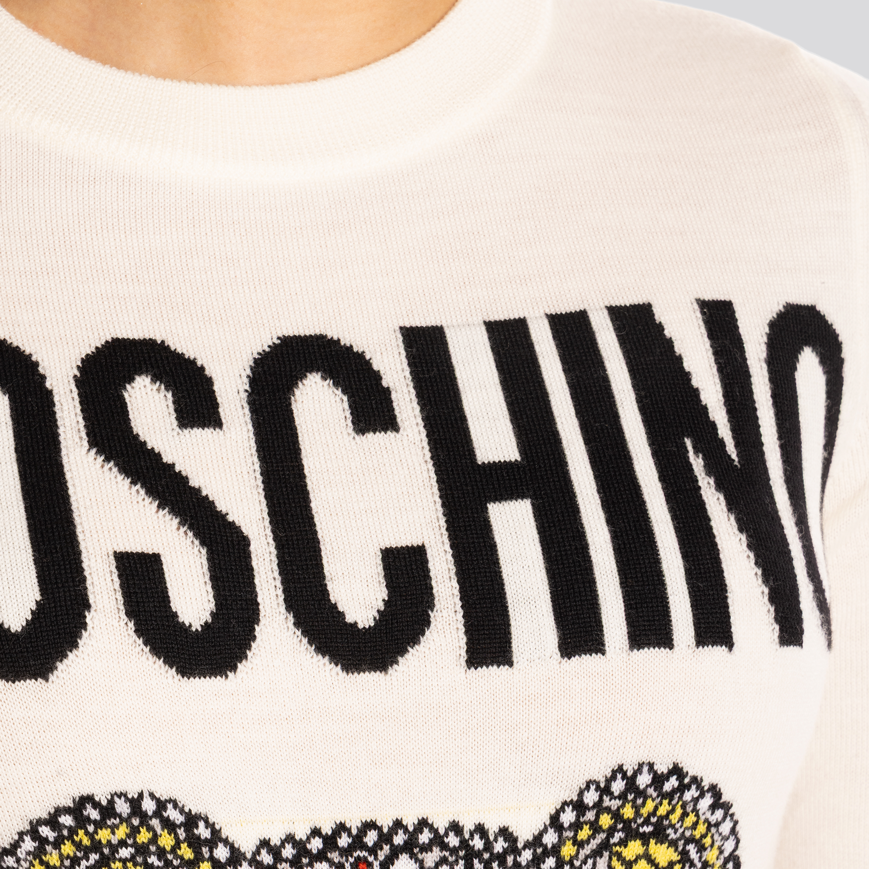 Vestido Blanco Moschino Teddy