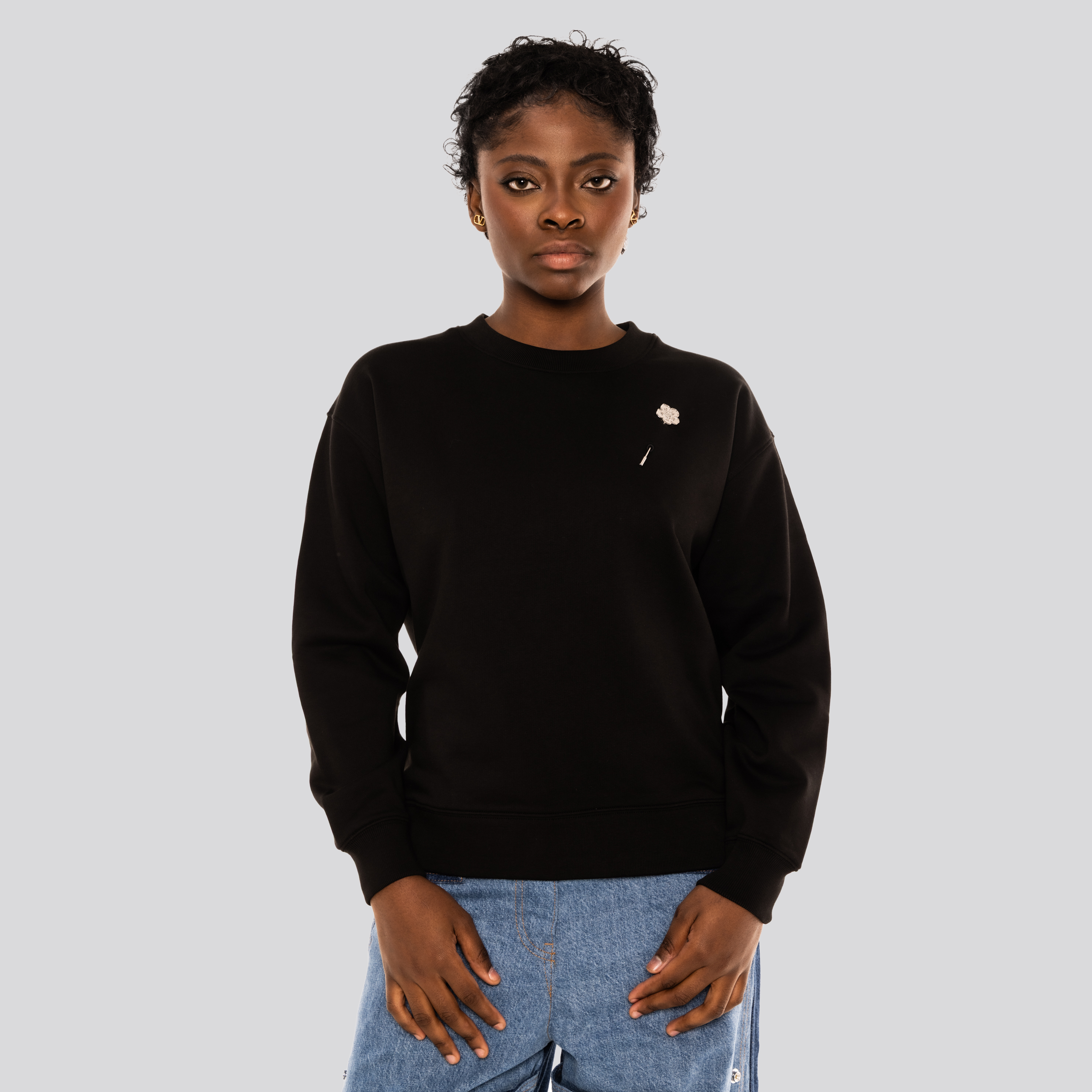 Buzo Negro Kenzo Boke Flower