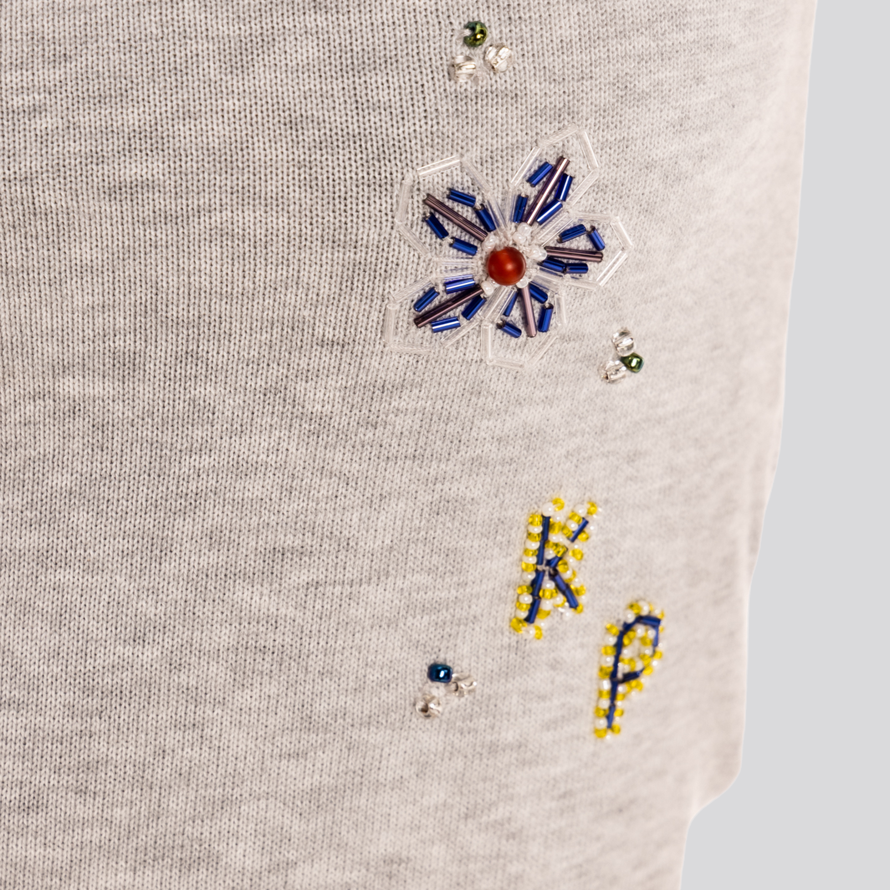 Top Gris Kenzo Embroidered
