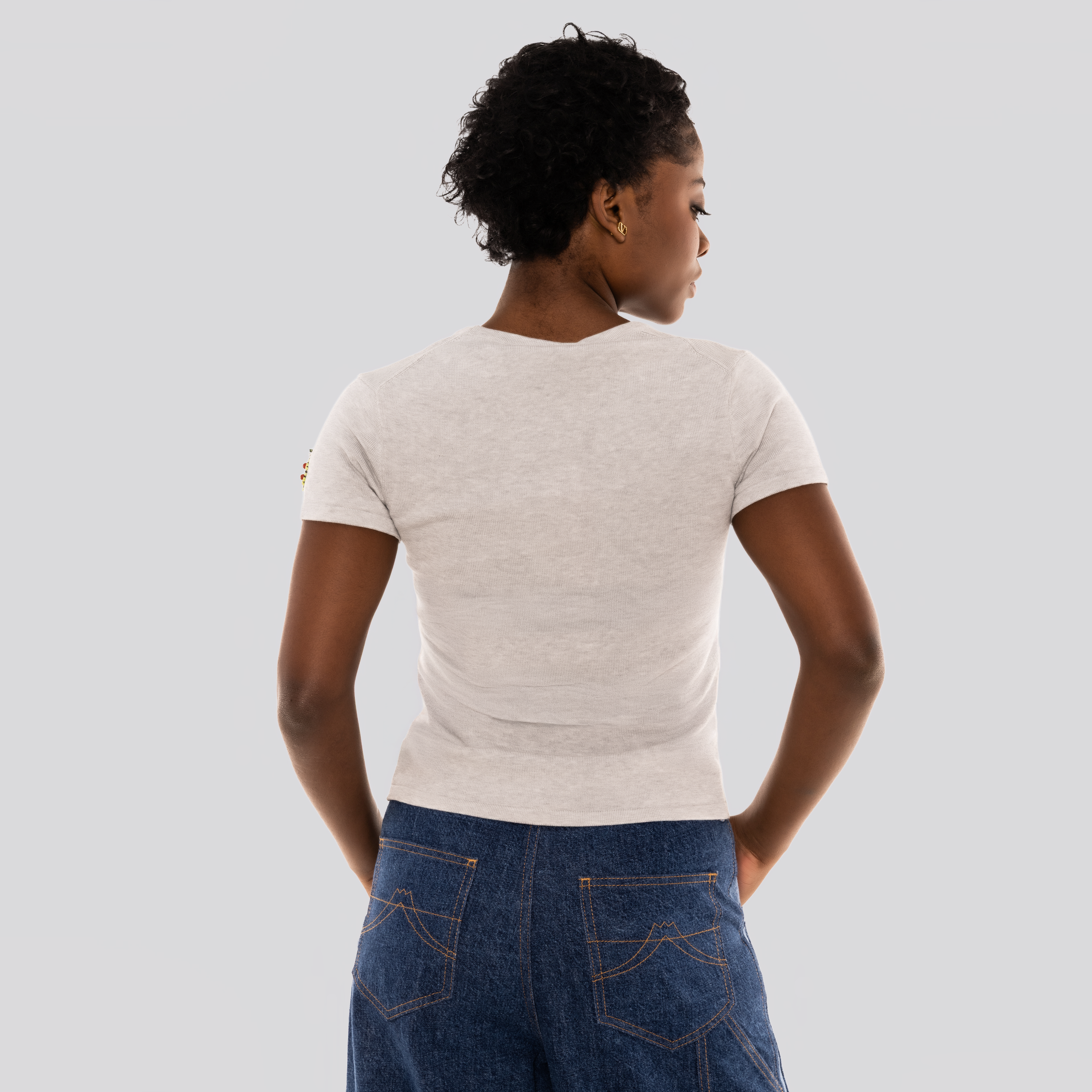 Top Gris Kenzo Embroidered
