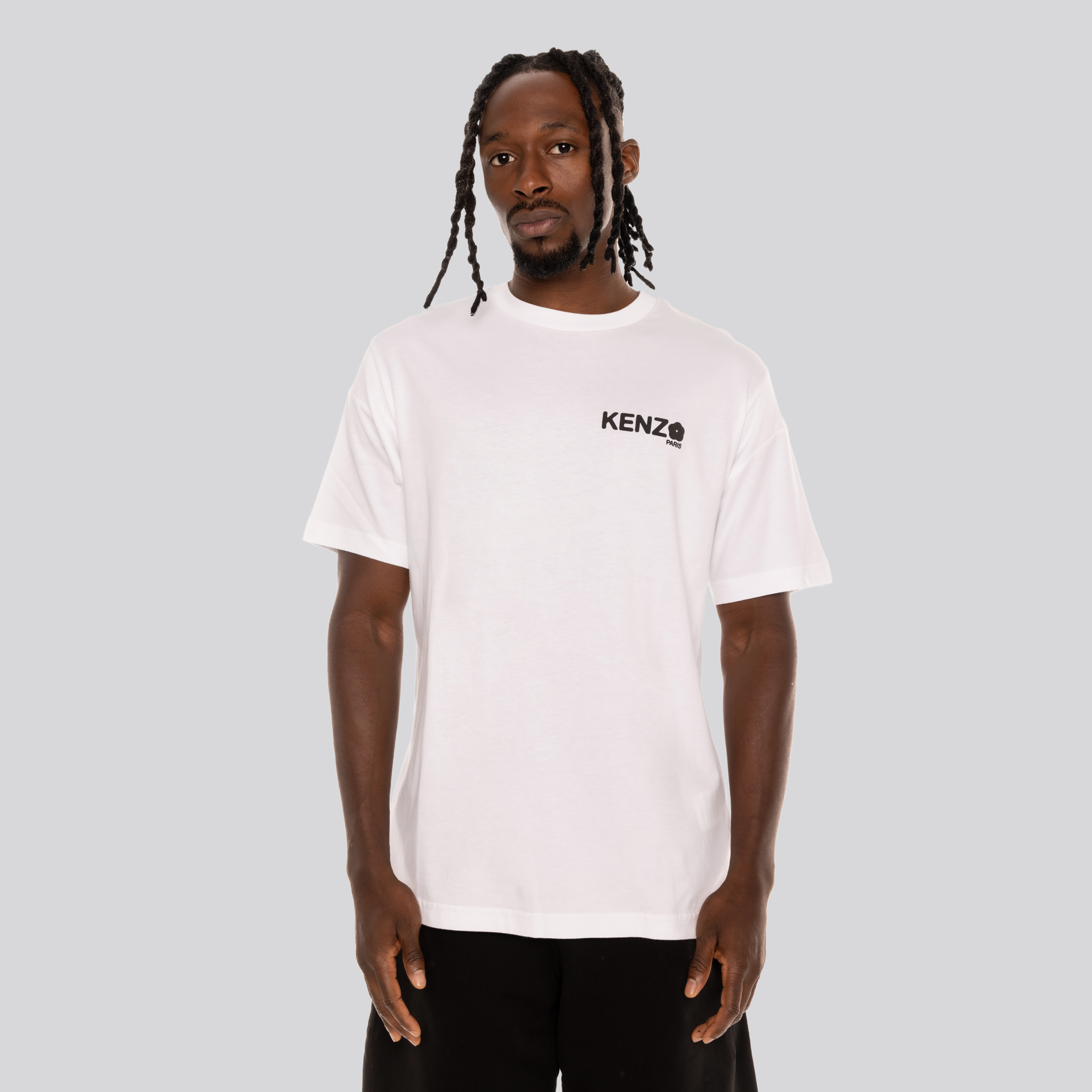Camiseta Blanca Kenzo Flower
