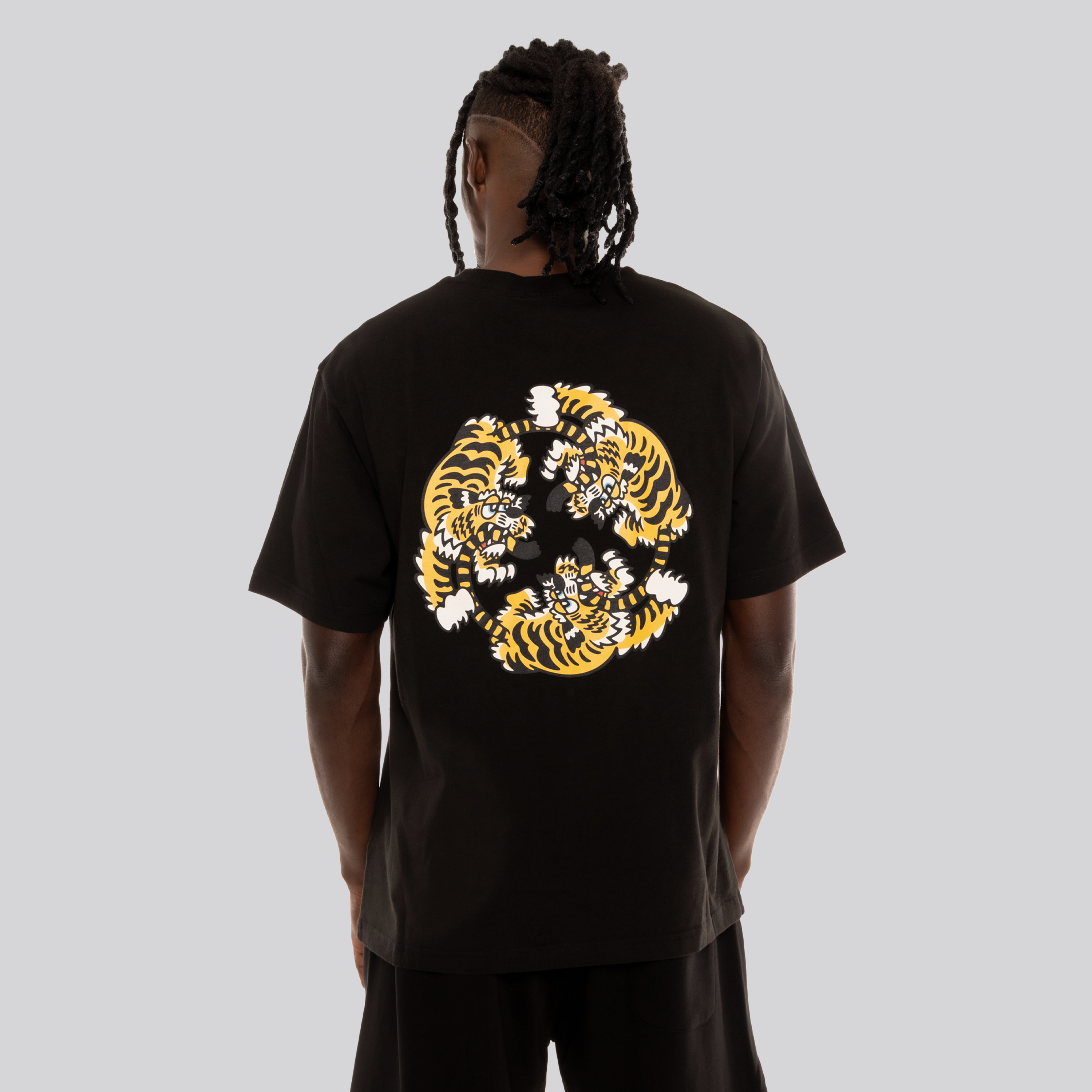 Camiseta Negra Kenzo Paris Logo