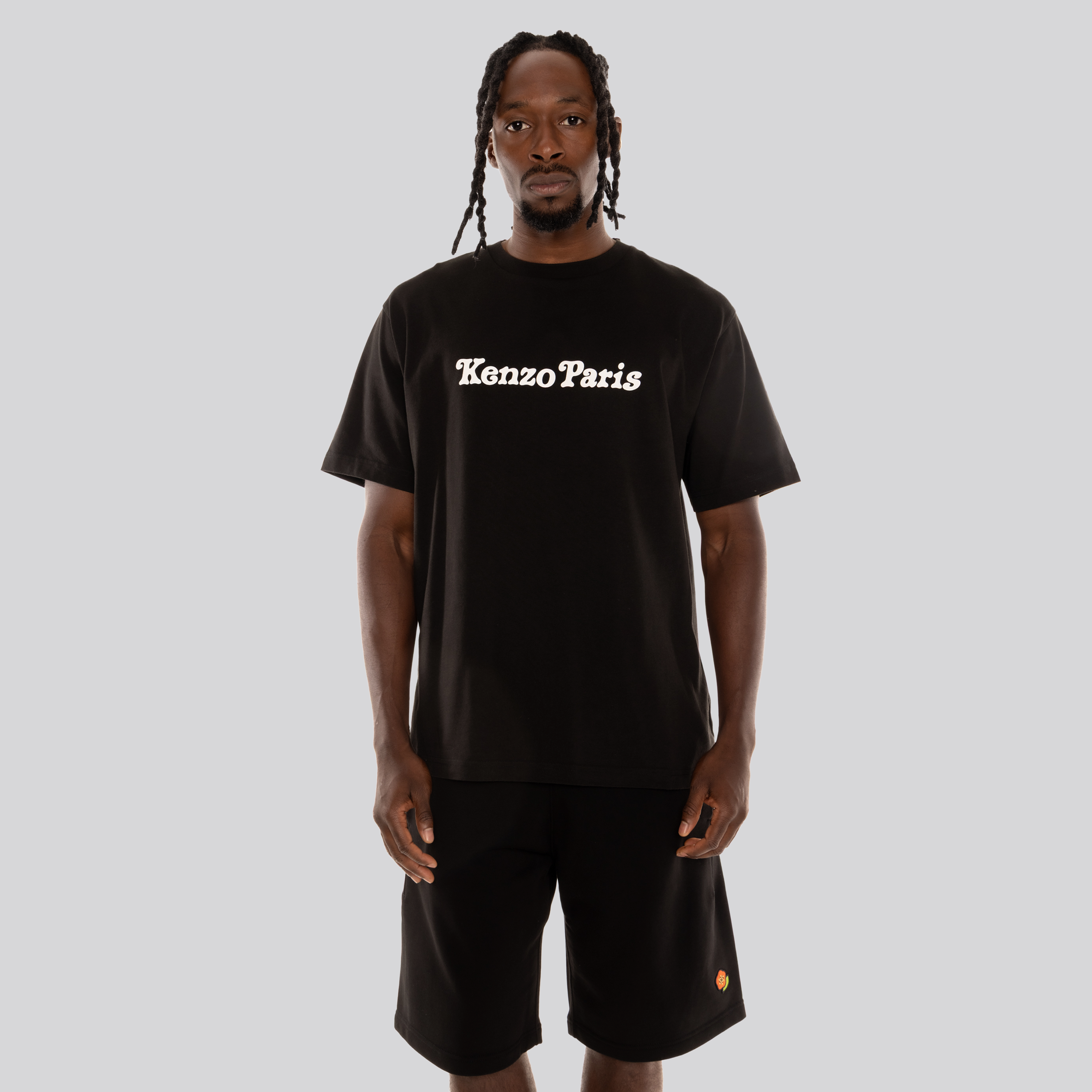 Camiseta Negra Kenzo Paris Logo