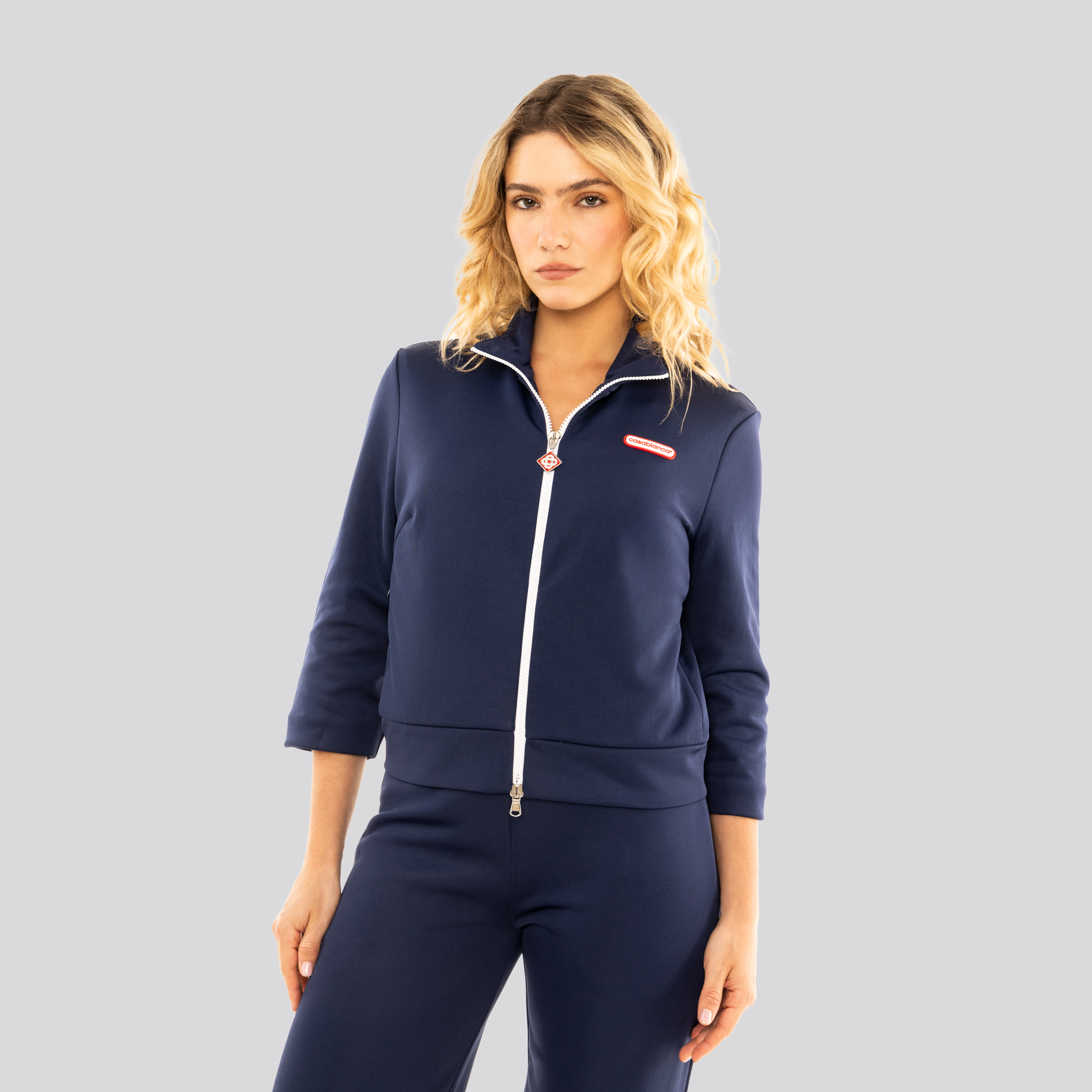 Chaqueta Azul Casablanca Tricot