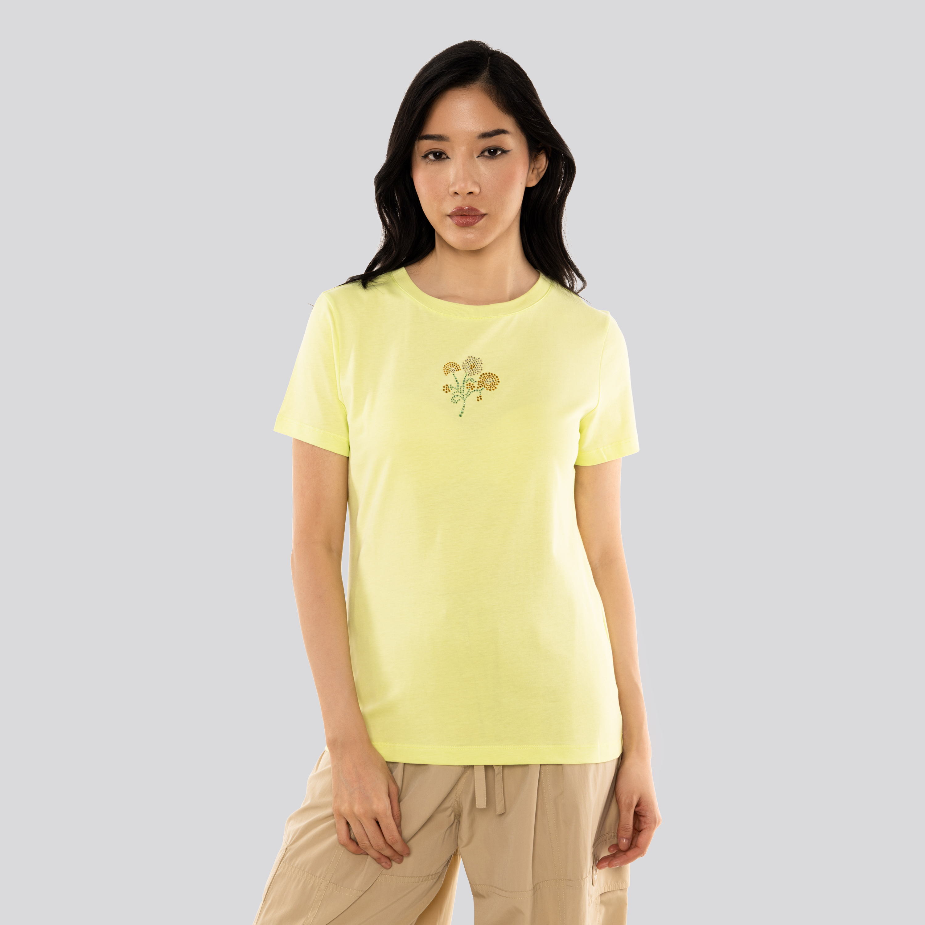 Camiseta Verde Kenzo Jungle Flower