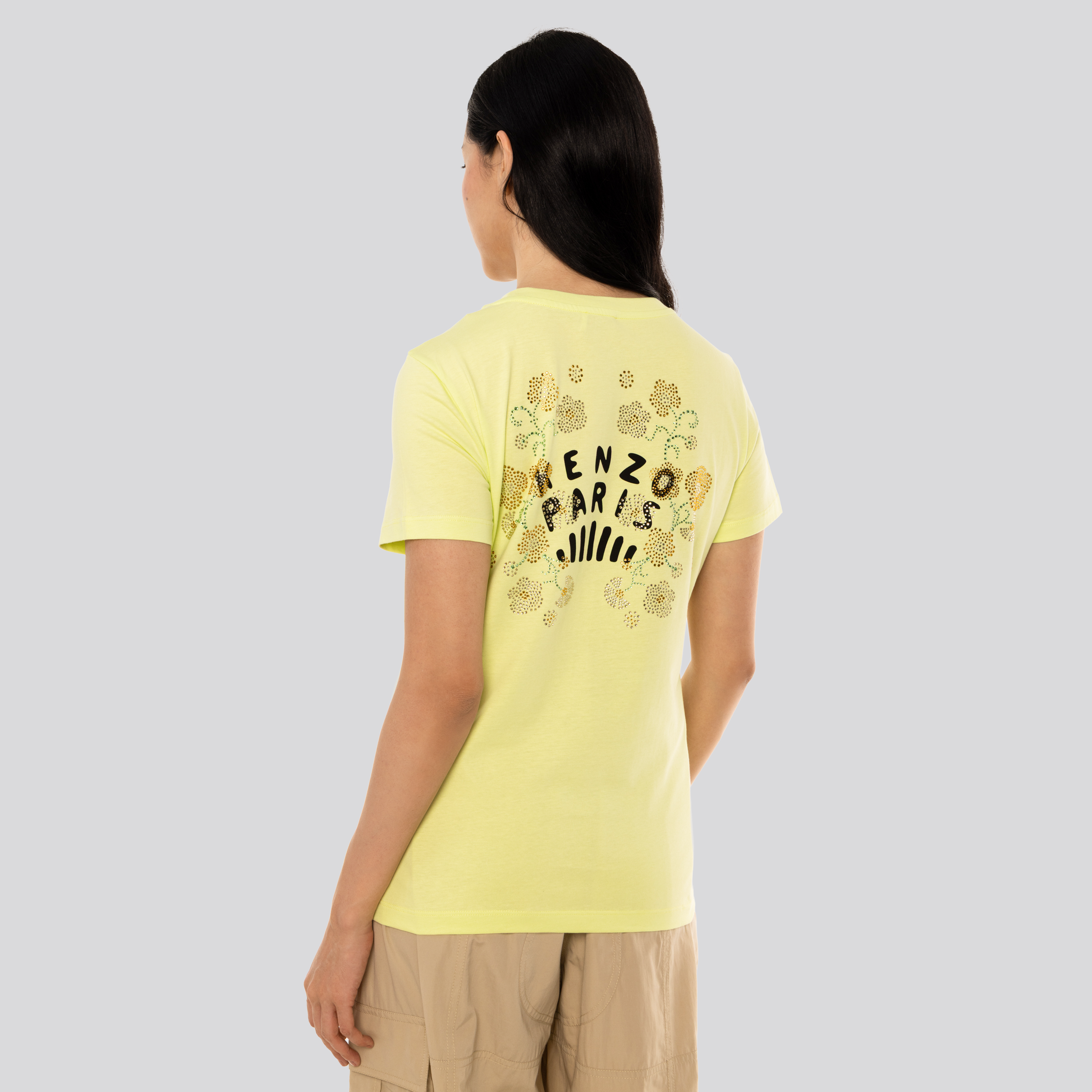 Camiseta Verde Kenzo Jungle Flower