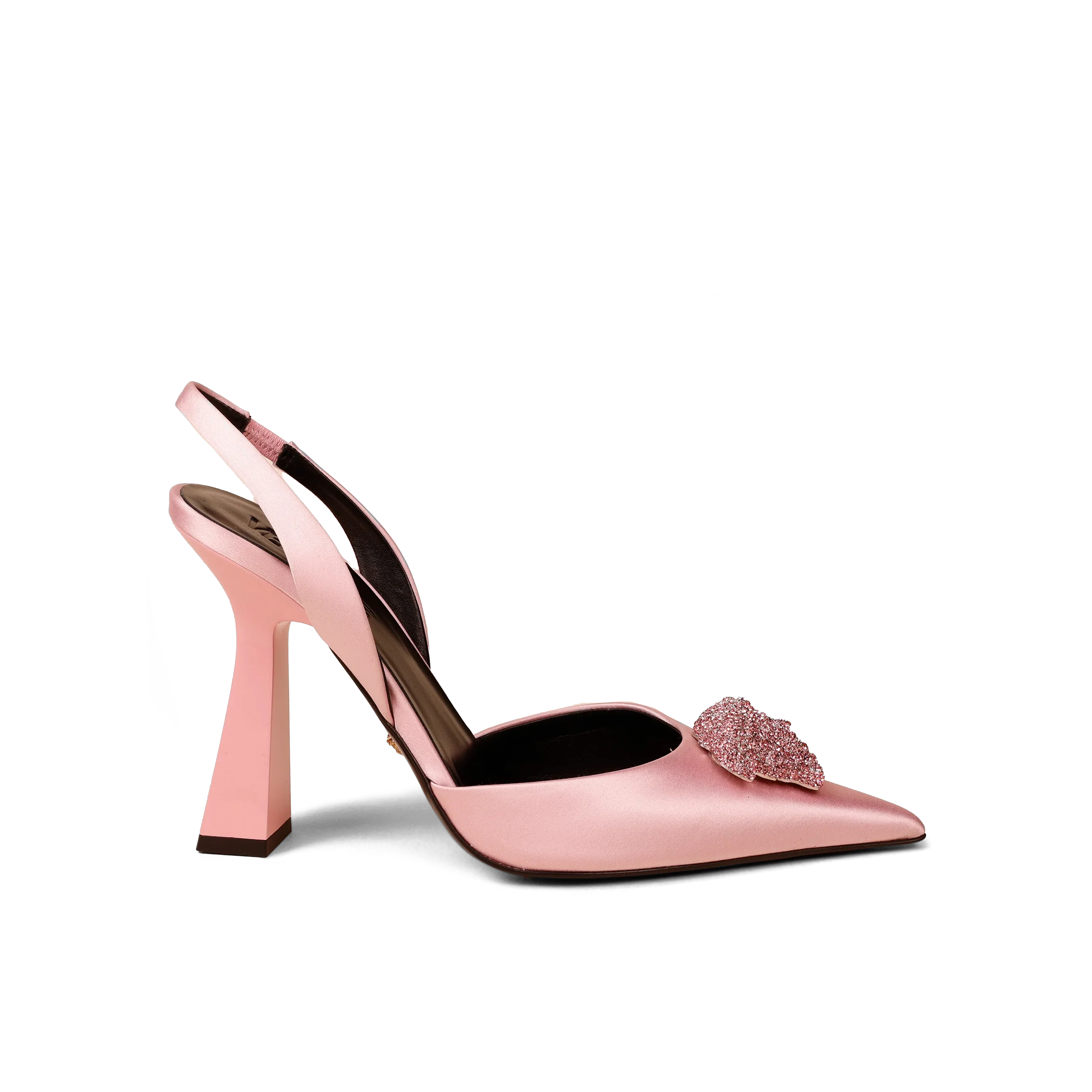 Tacones Rosa-Rosa Versace La Medusa