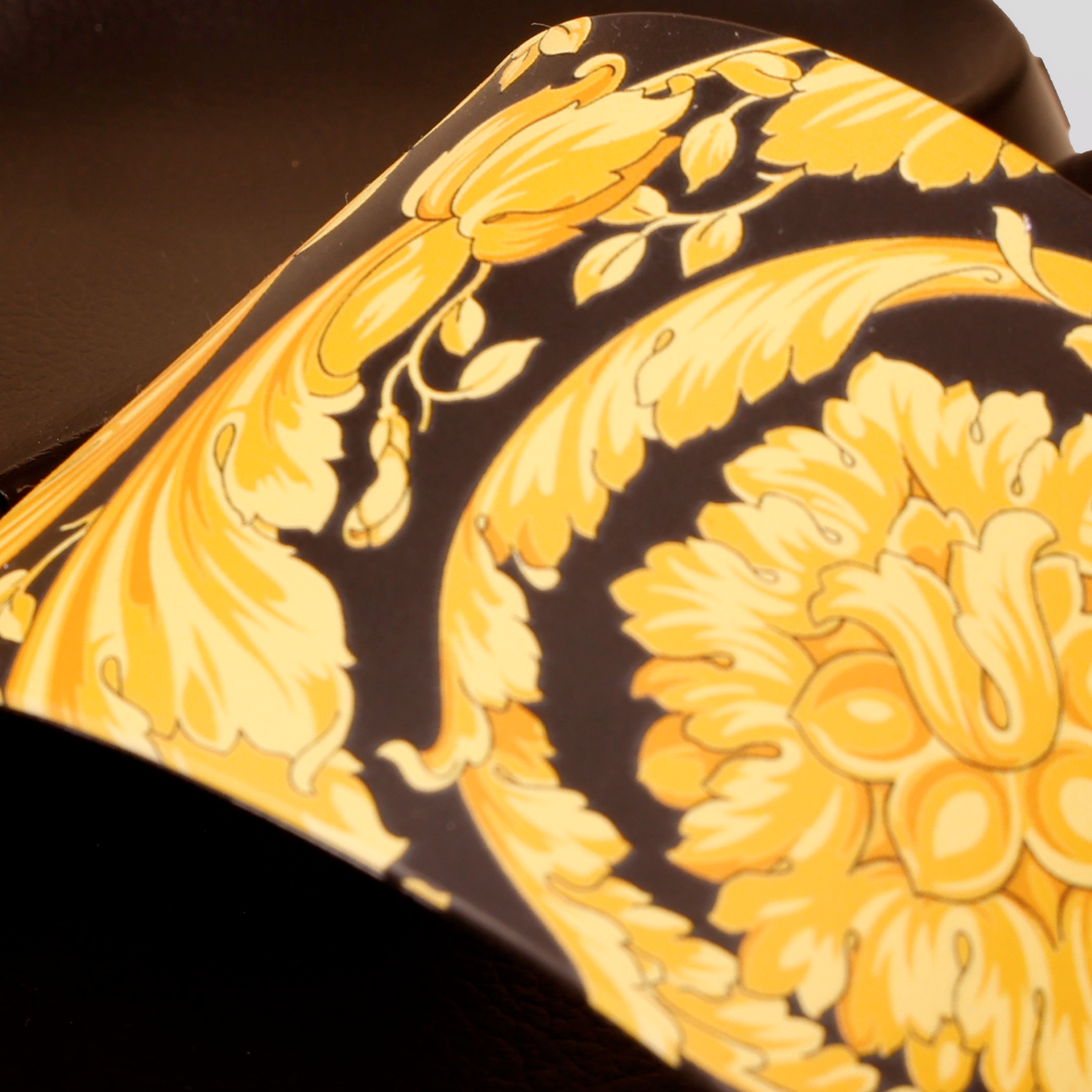 Sandalias Negras Versace Baroque