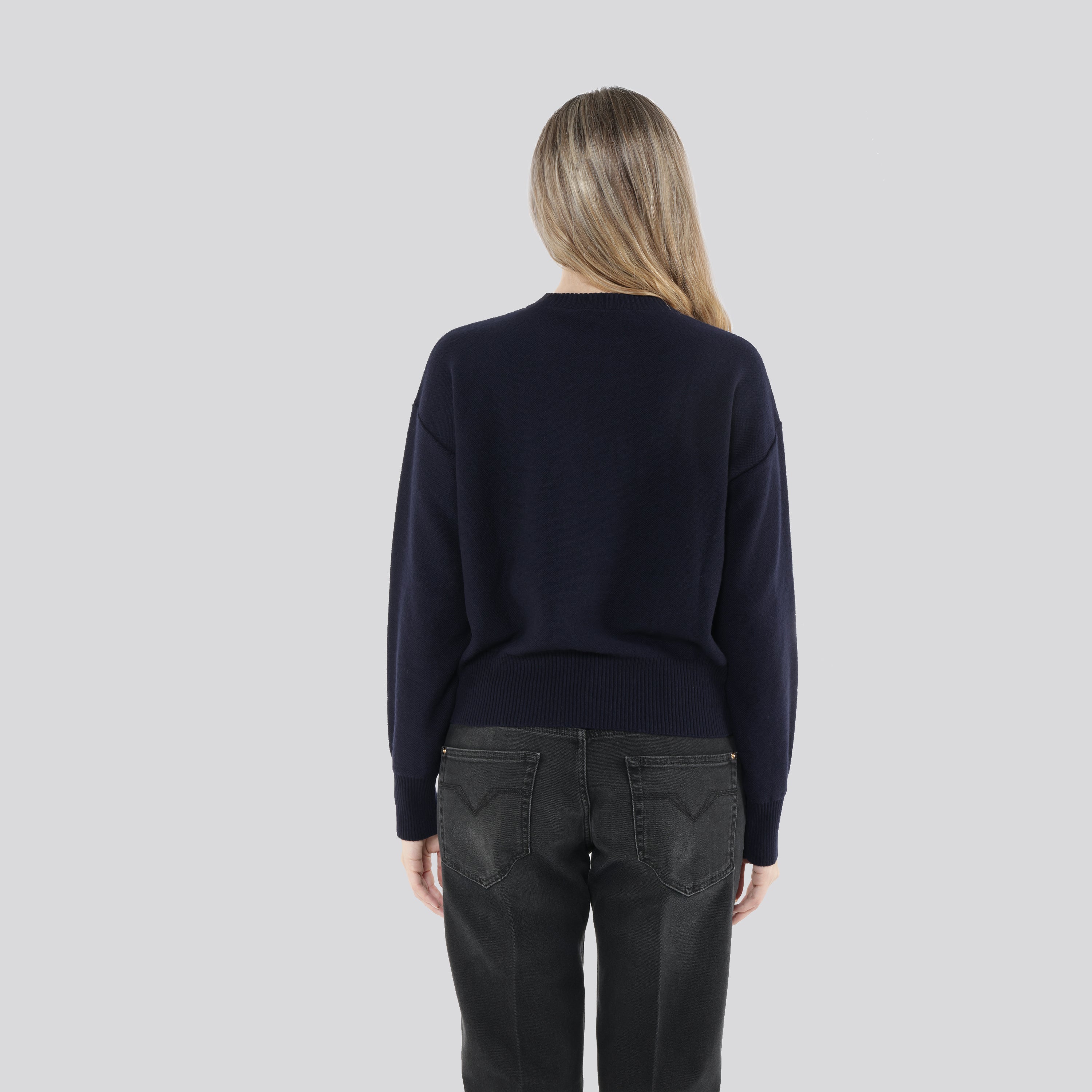 Buzo Azul Versace Embroidered