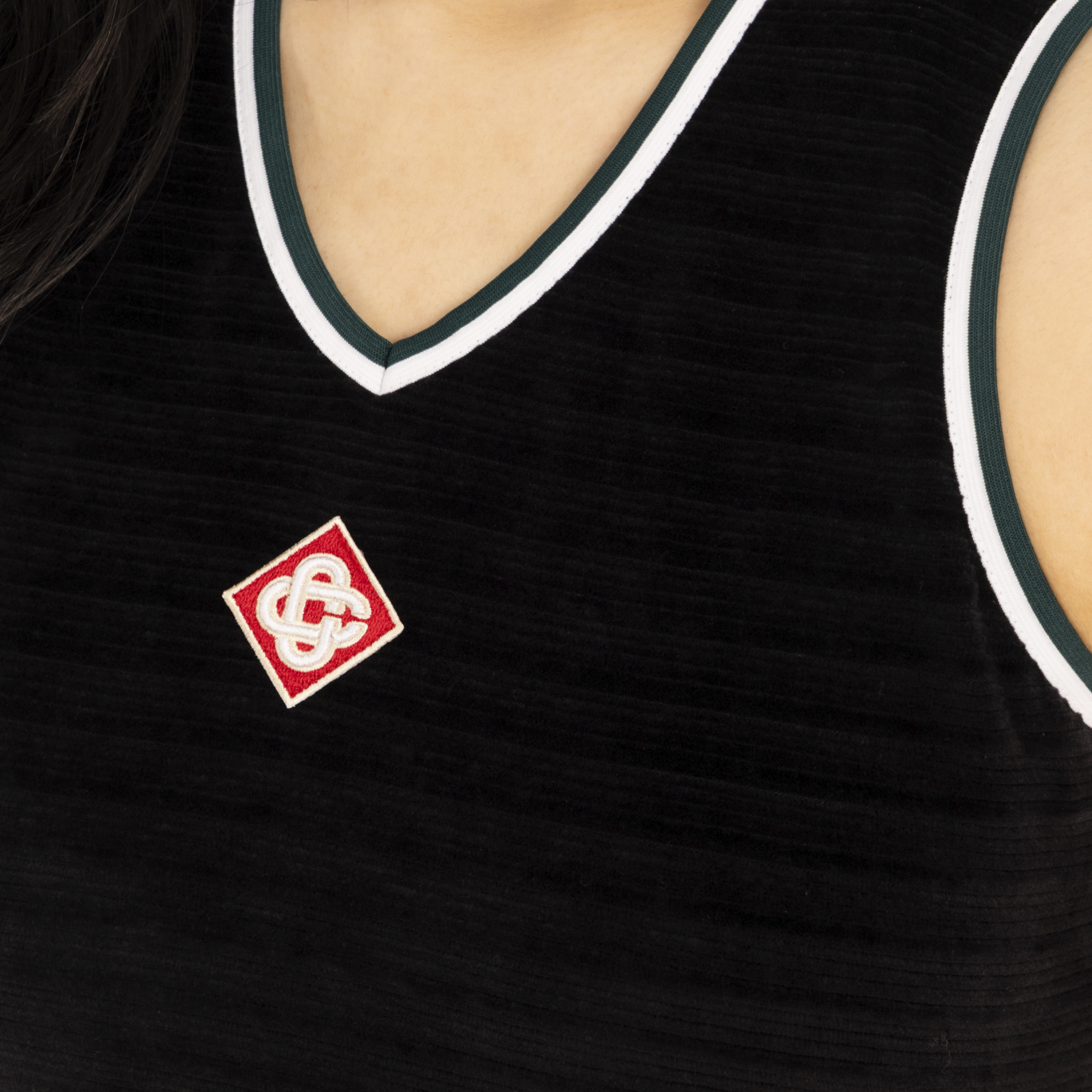 Vestido Negro Casablanca Hippie Tennis