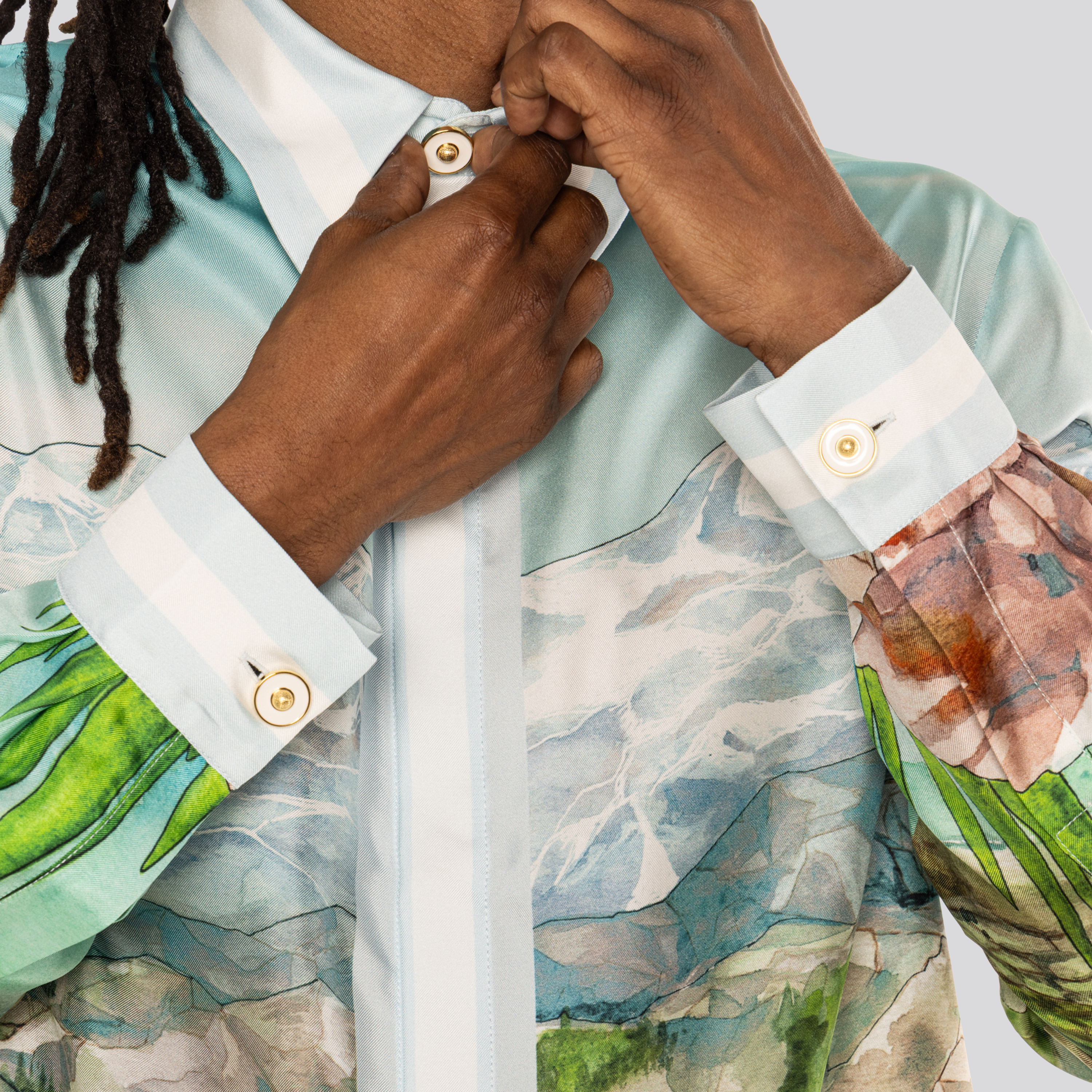 Camisa Multicolor Casablanca Dalmatian A La Montange