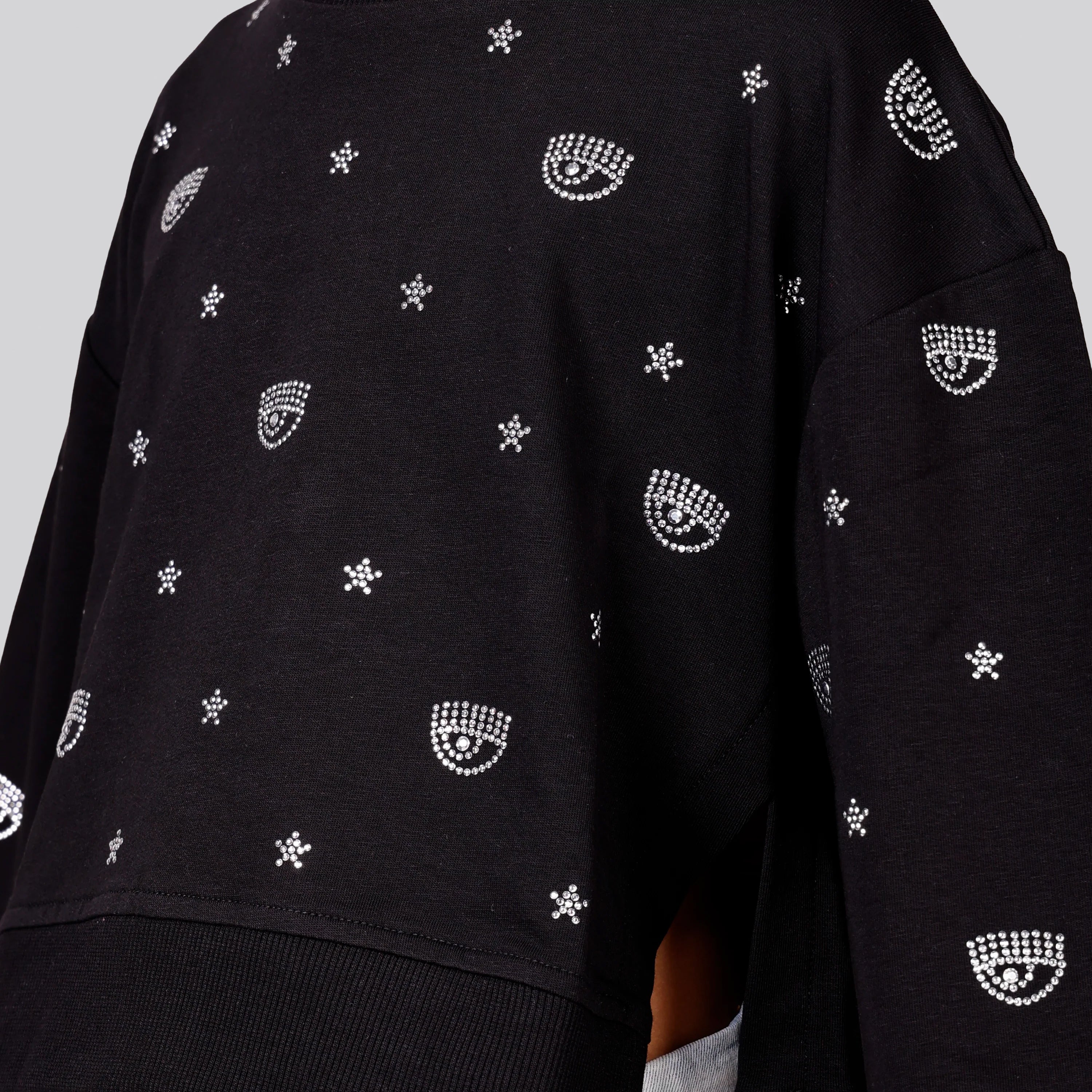 Buzo Negro Chiara Ferragni Eye Stars