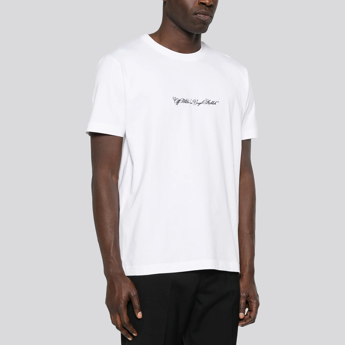 Camiseta Blanca Off-White Arrow Script