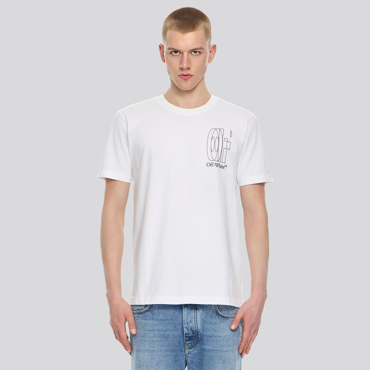 Camiseta Blanca Off-White Double Arrow