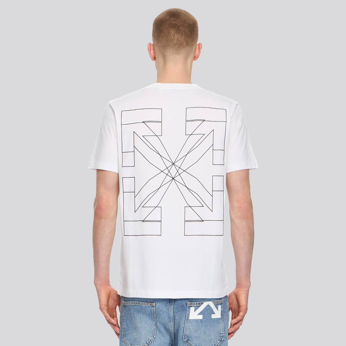 Camiseta Blanca Off-White Double Arrow
