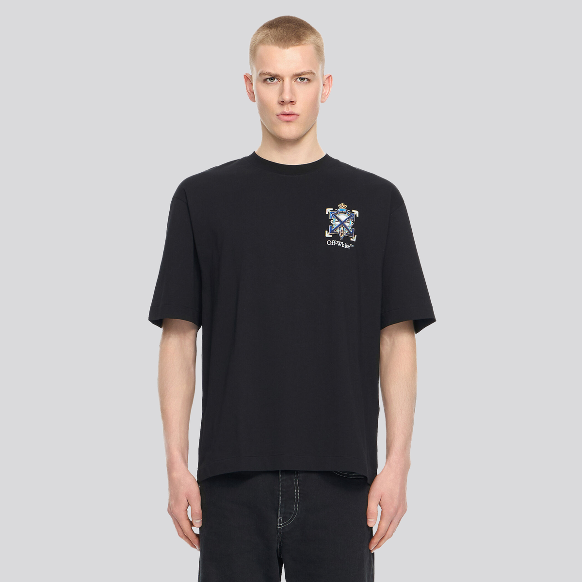 Camiseta Negra Off-White Jewelry Araldic Arrow