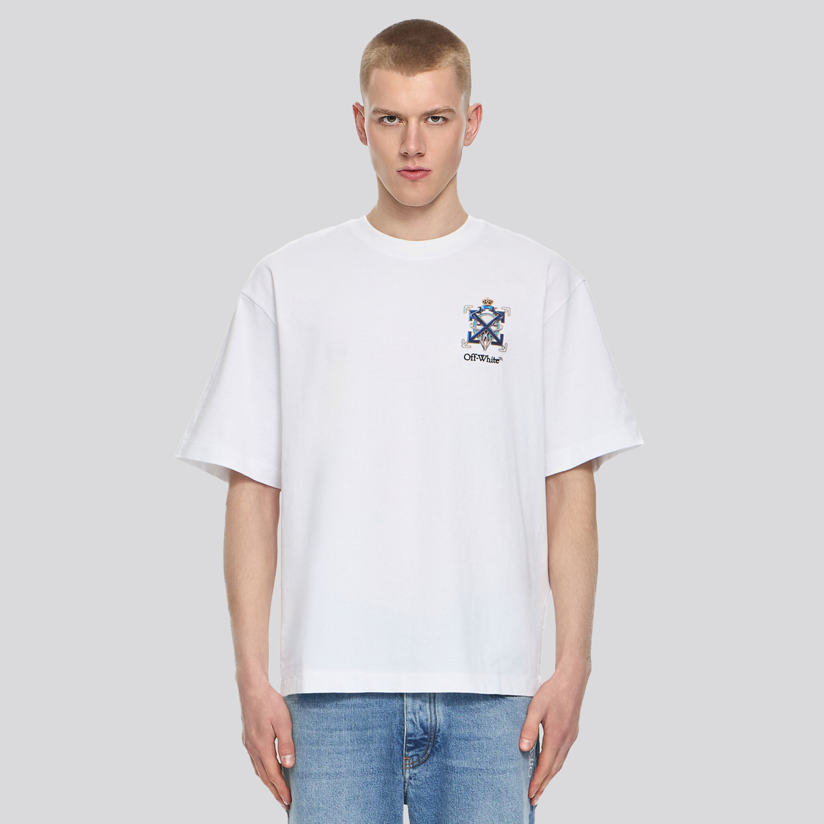 Camiseta Blanca Off-White Jewelry Araldic Arrow