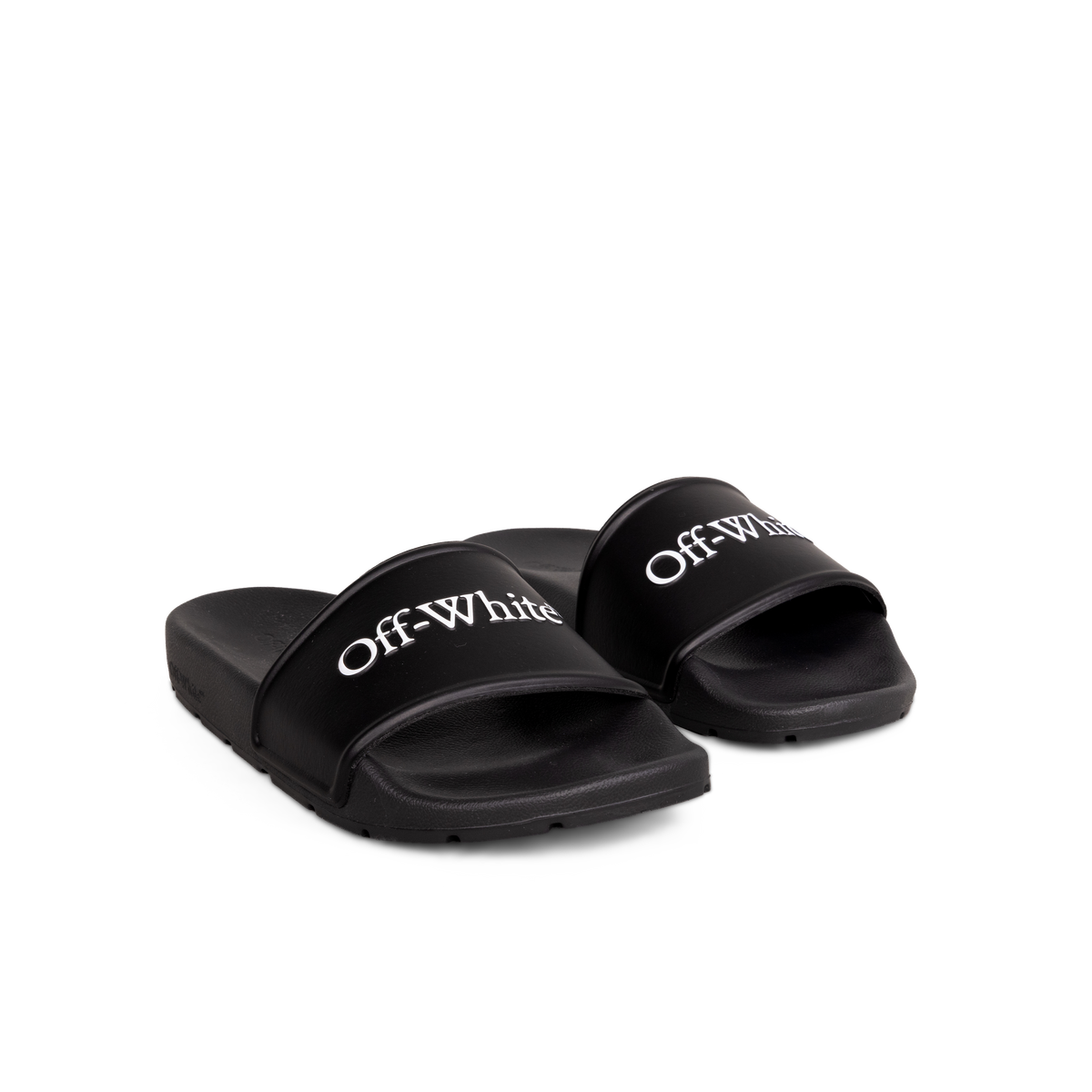 Sandalias Negras Off-White Logo