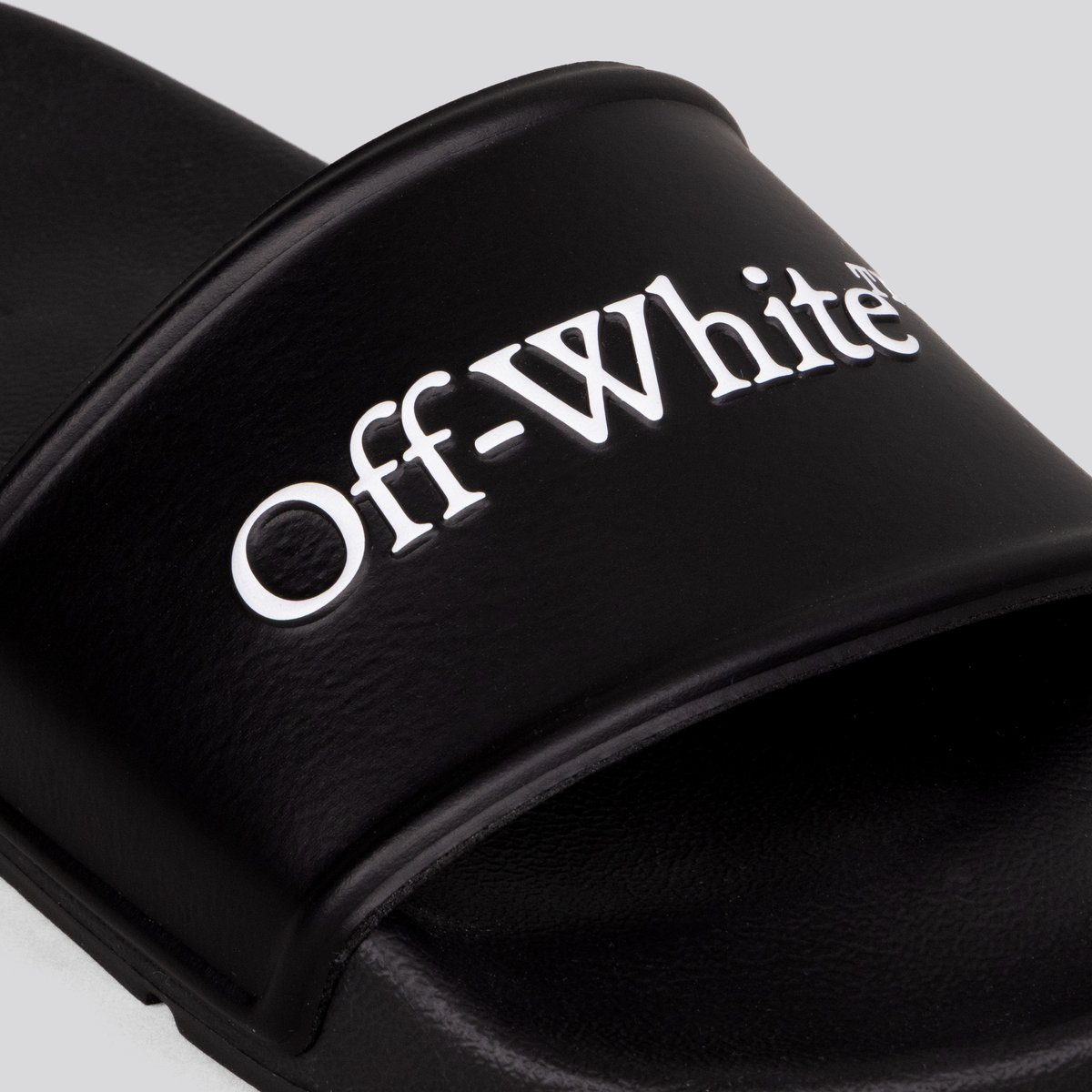 Sandalias Negras Off-White Logo