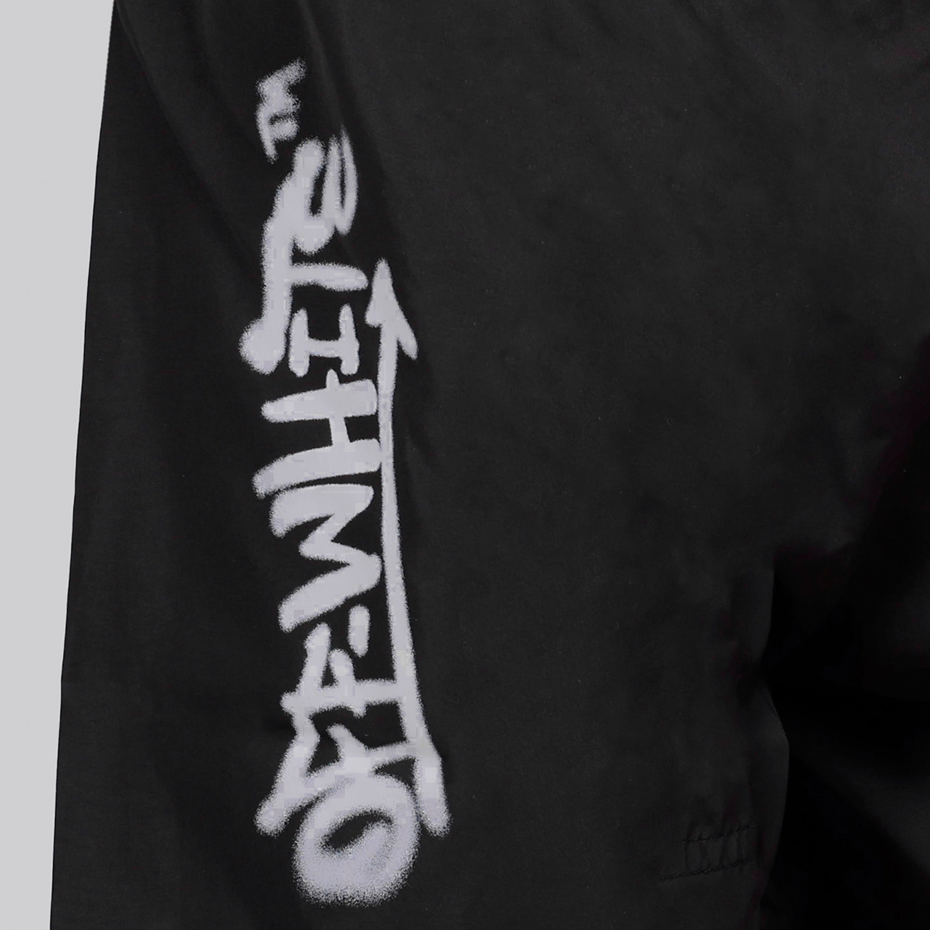 Pantaloneta Negra Off-White Kids Graffiti