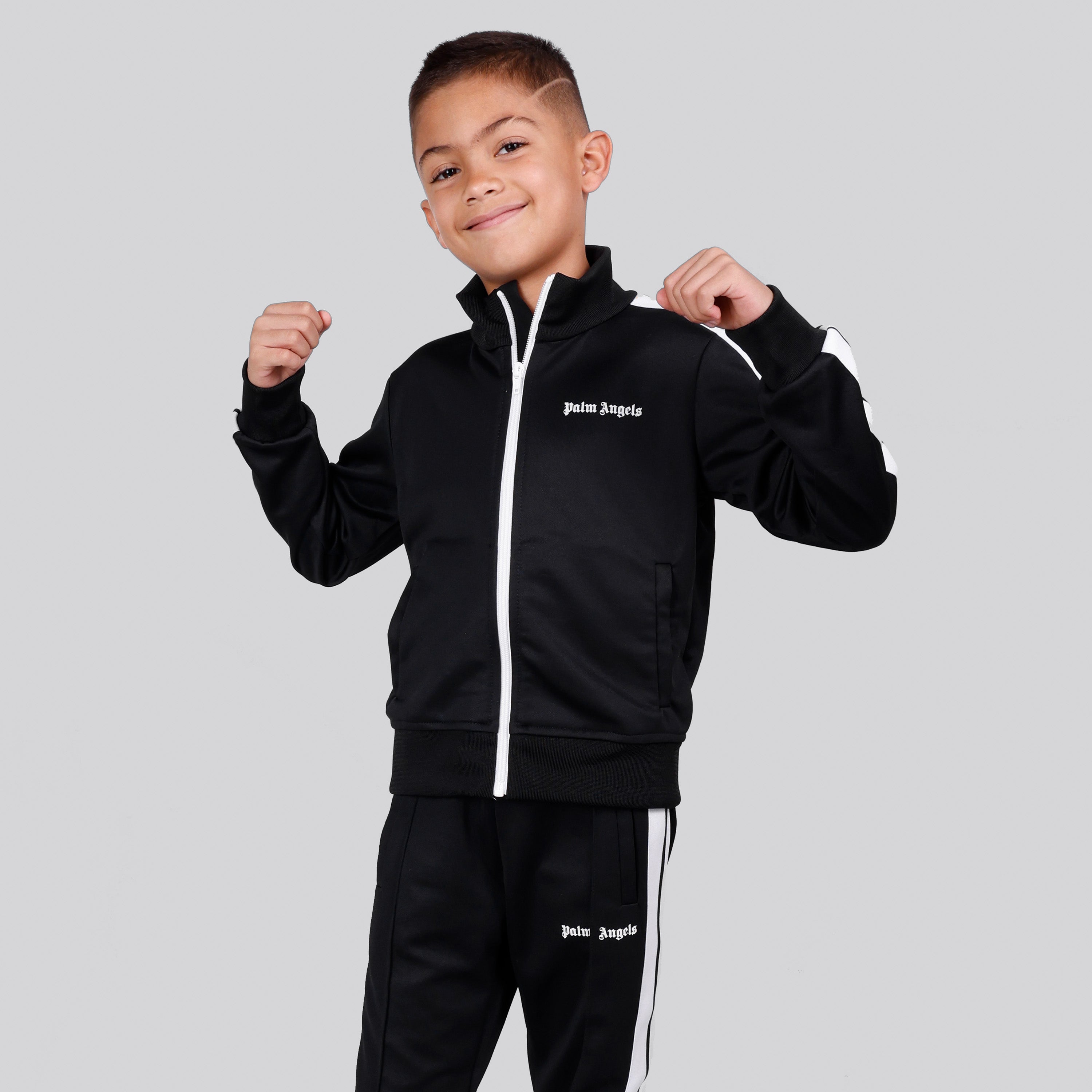 Chaqueta Negro Palm Angels Logo