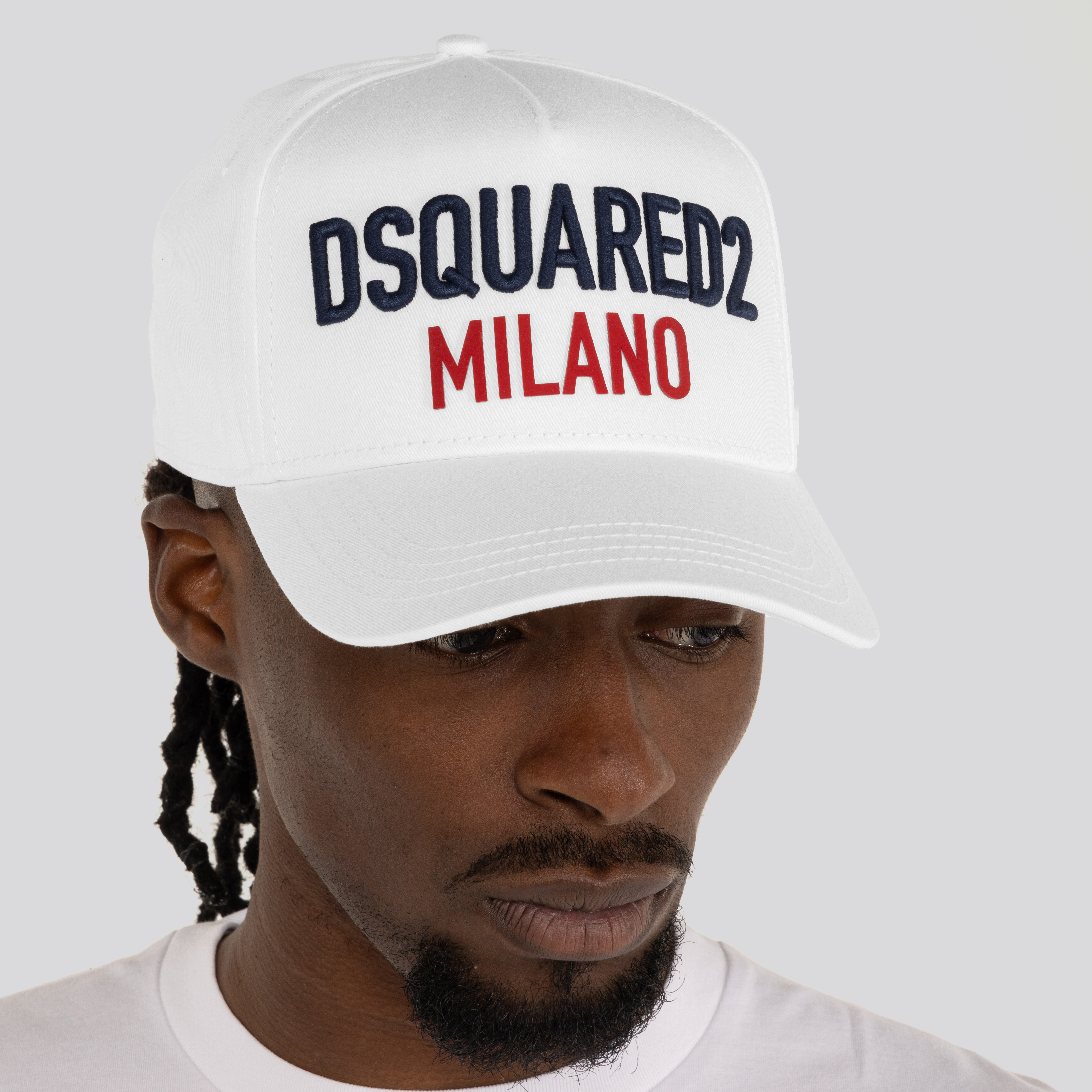 Gorra Blanca Dsquared2 Milano