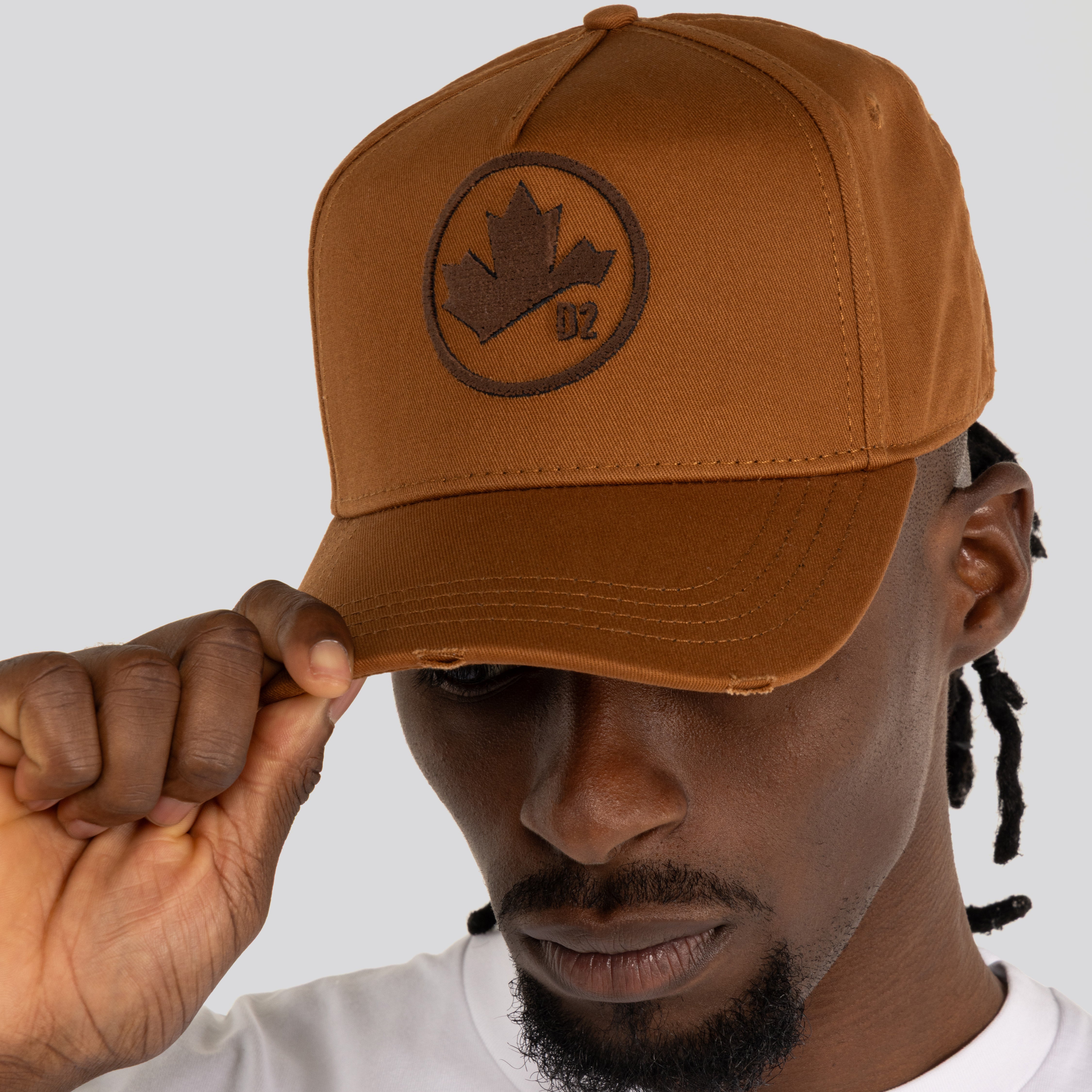 Gorra Camel Dsquared2 Leaf Logo