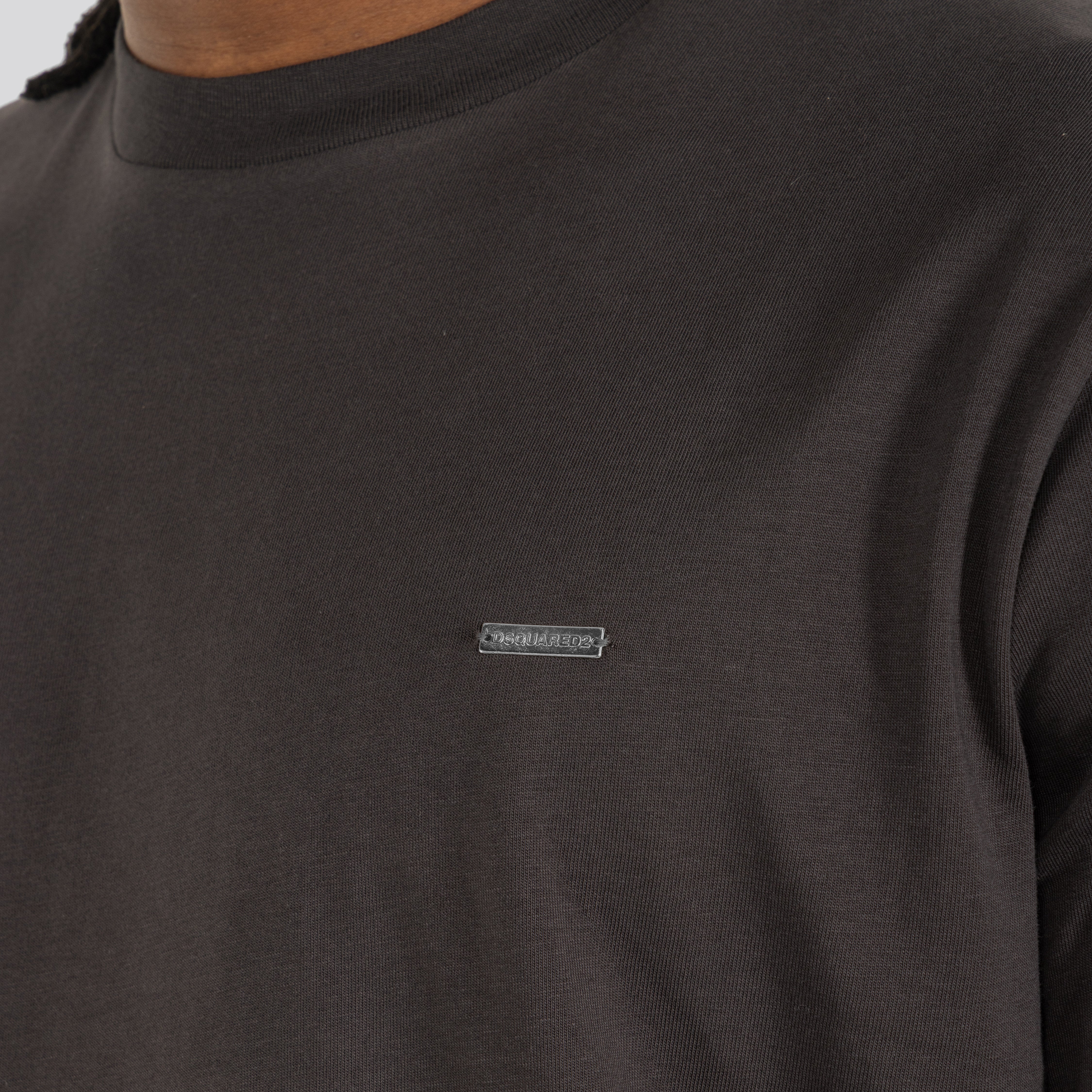 Camiseta Gris Dsquared2 Basic Plaque
