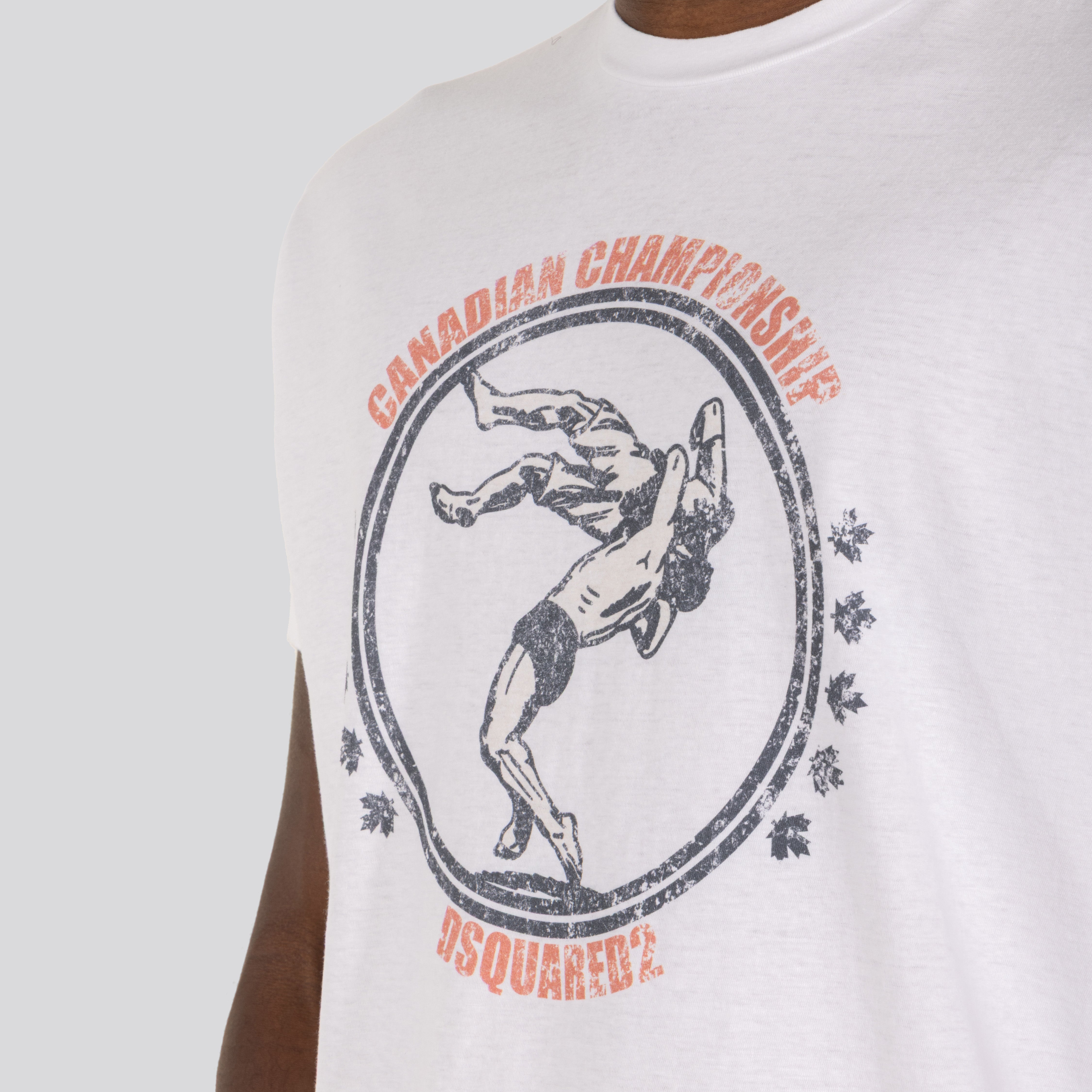 Camiseta Blanca Dsquared2 Championship