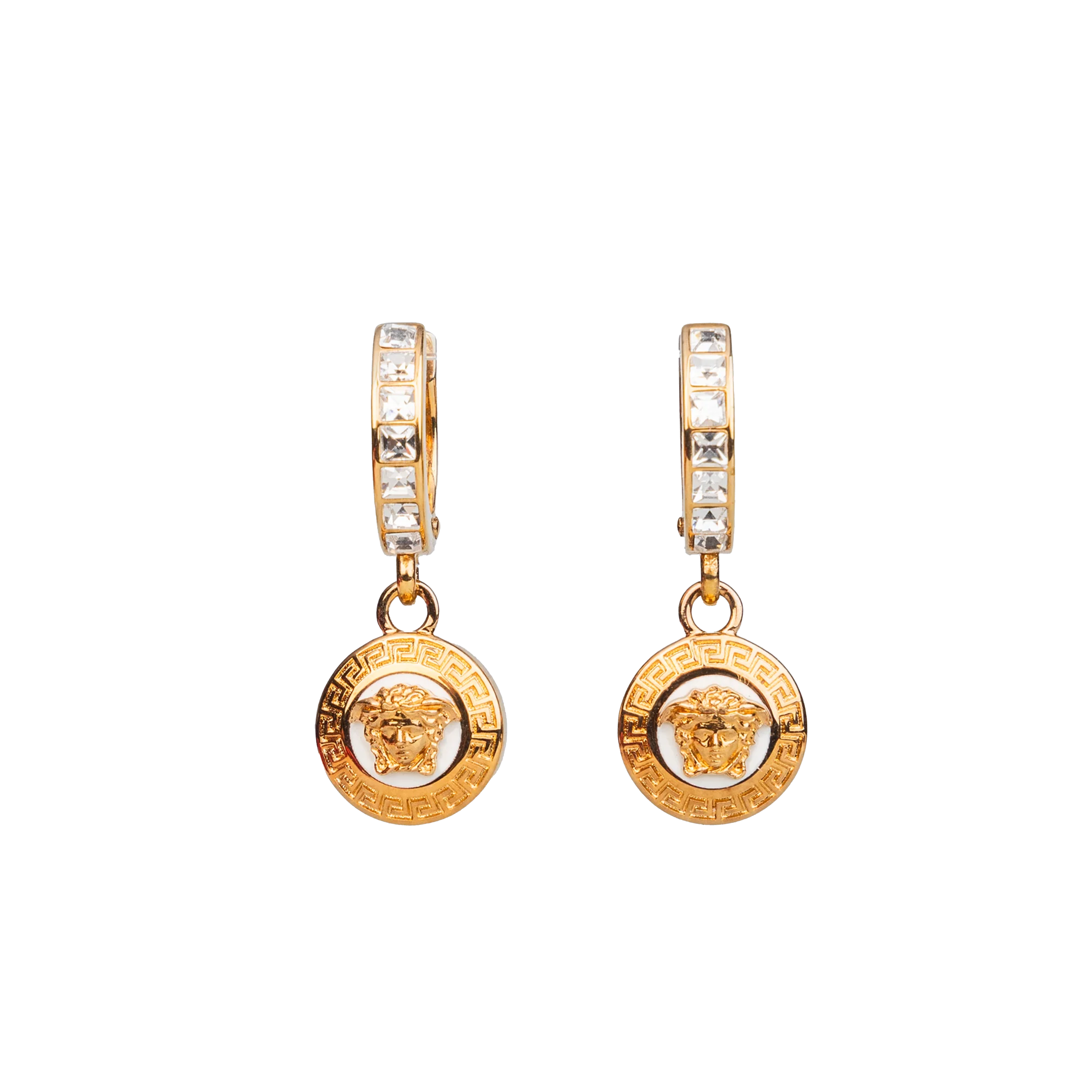Aretes Dorados Versace Icon
