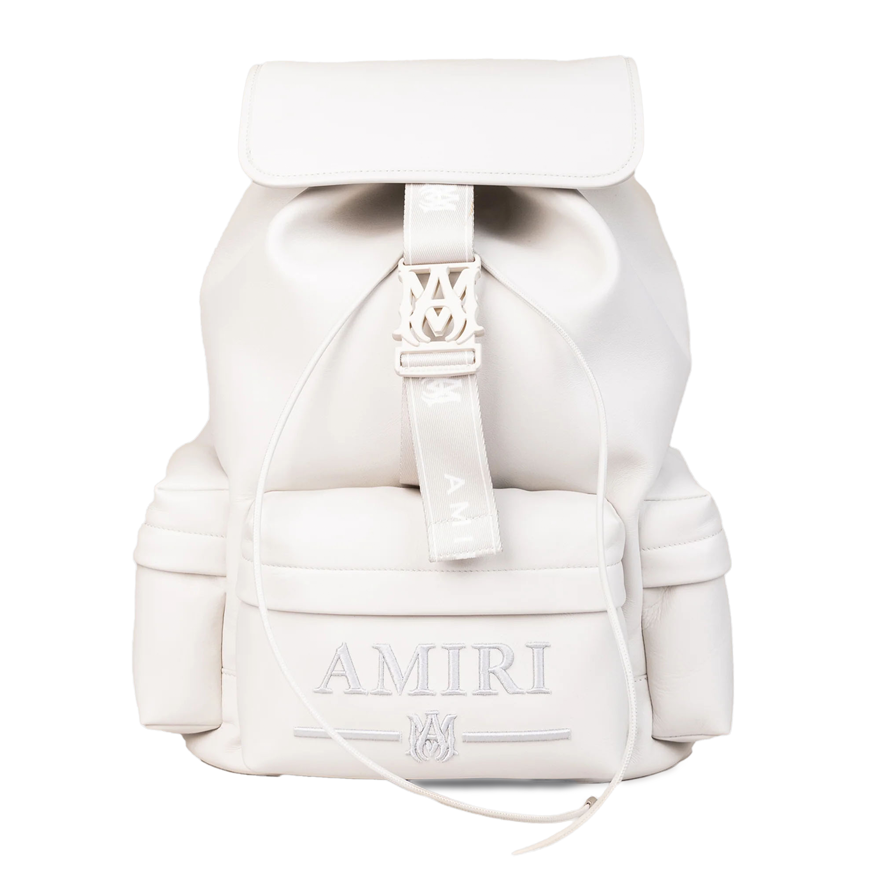 Mochila Blanca AMIRI Logo Plaque