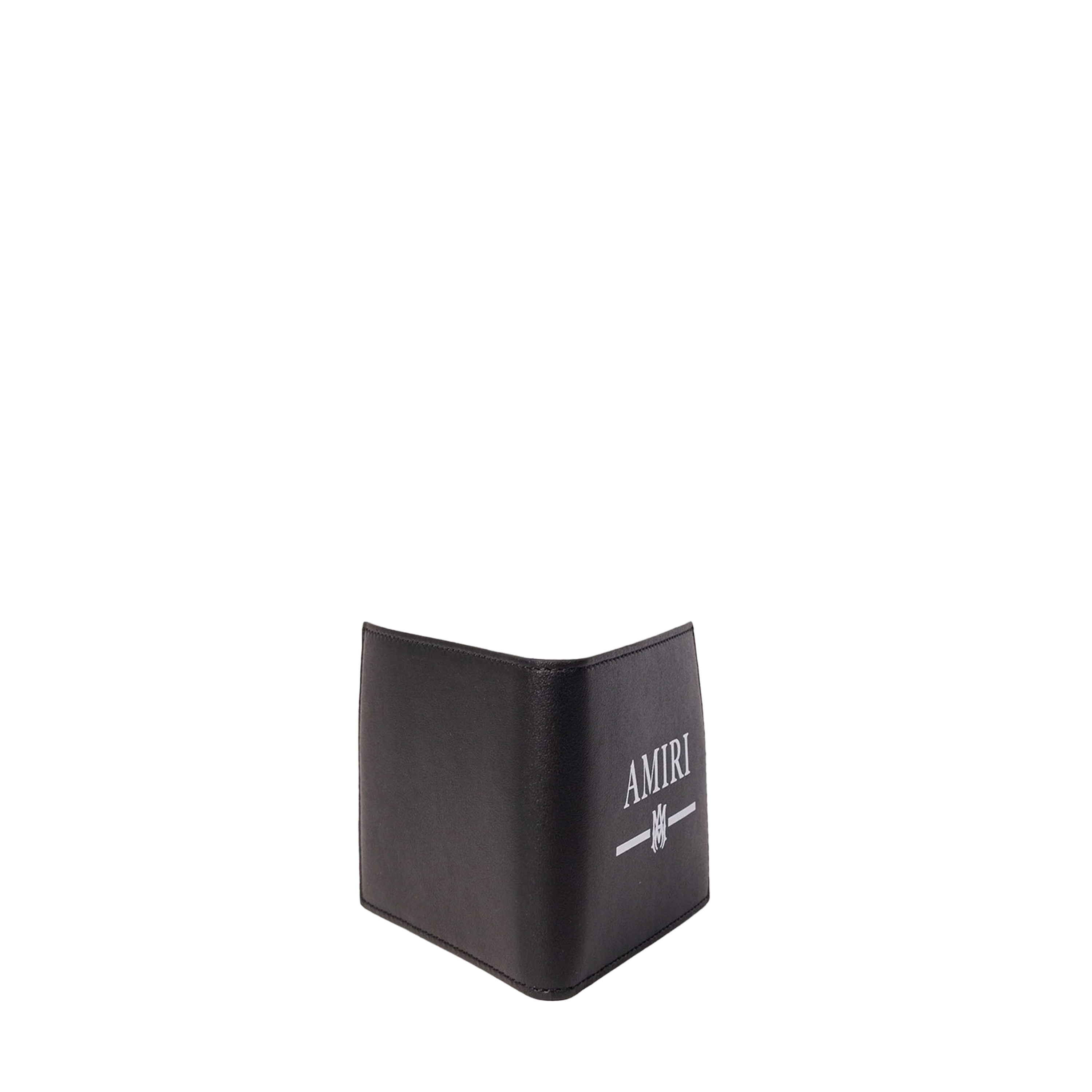 Billetera Negra AMIRI Front Logo