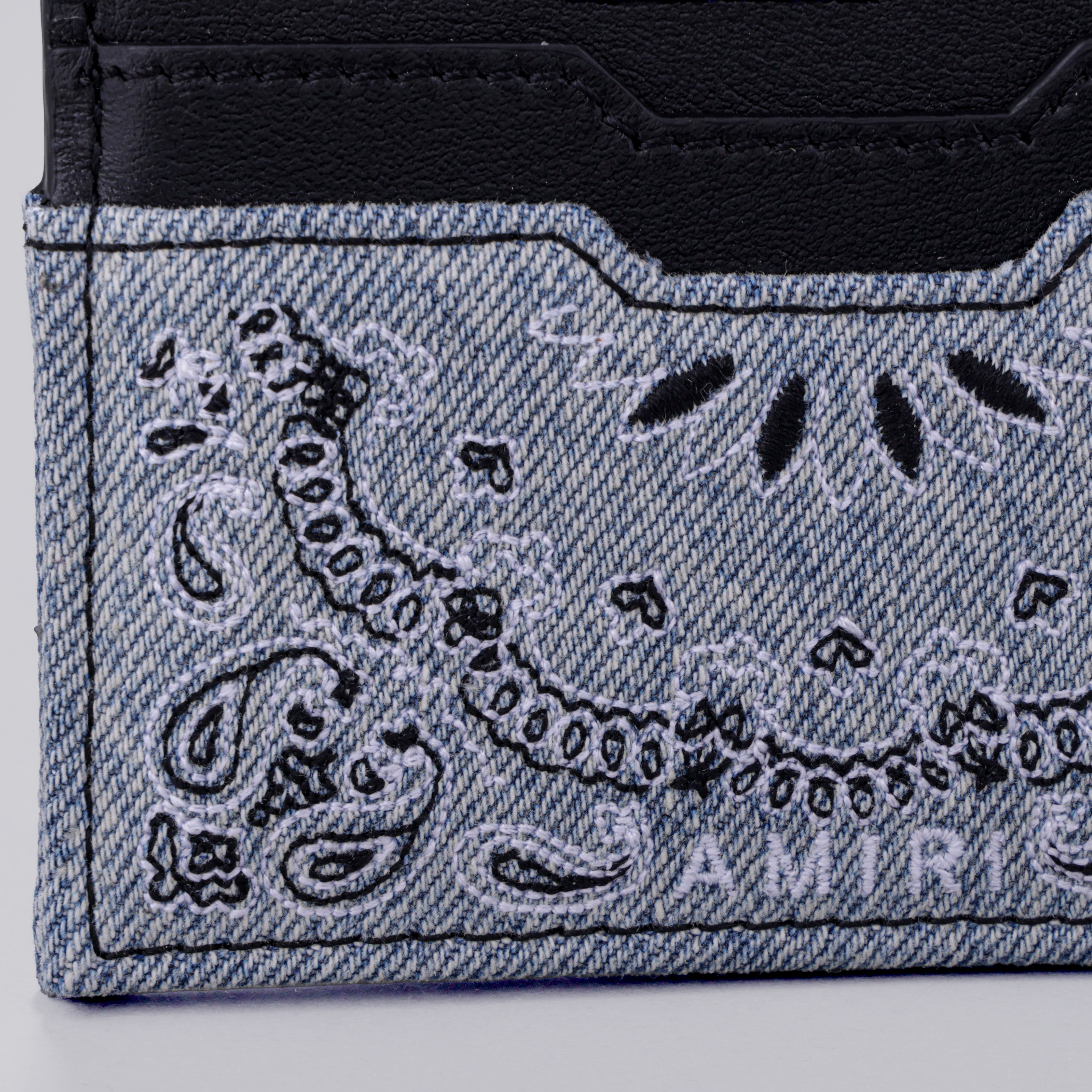Billetera Azul AMIRI Bandana