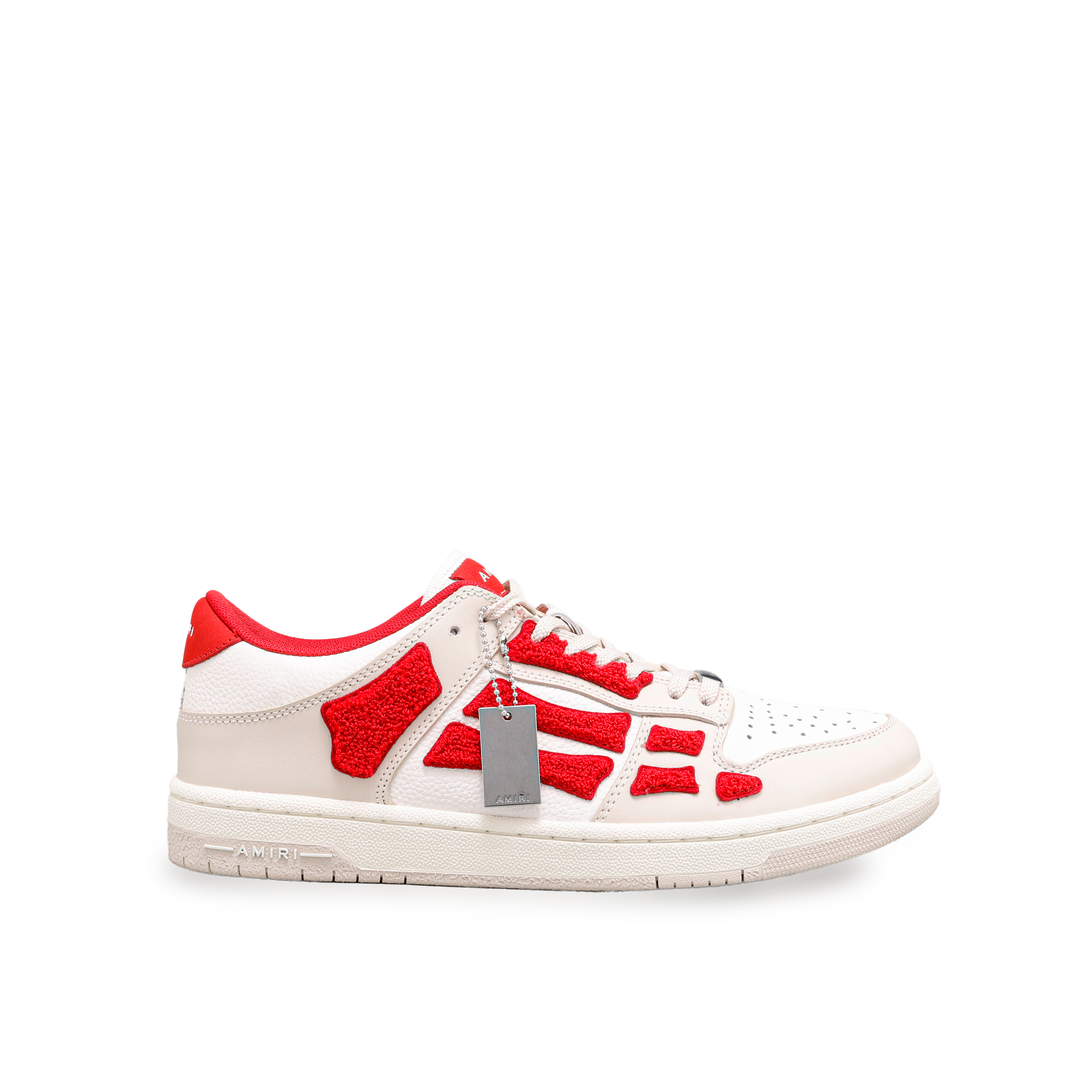 Sneakers Blancos Rojo AMIRI Low Skel