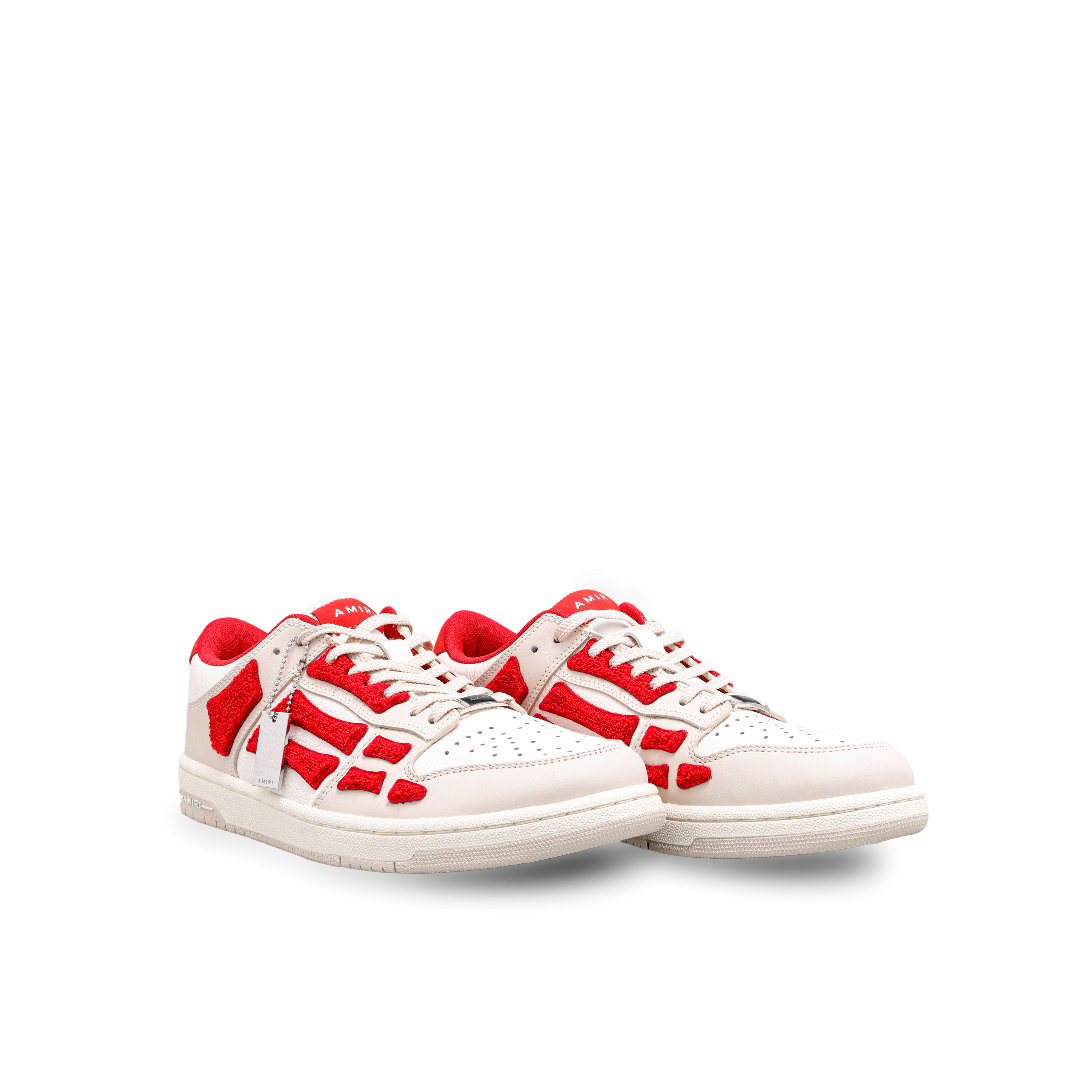 Sneakers Blancos Rojo AMIRI Low Skel