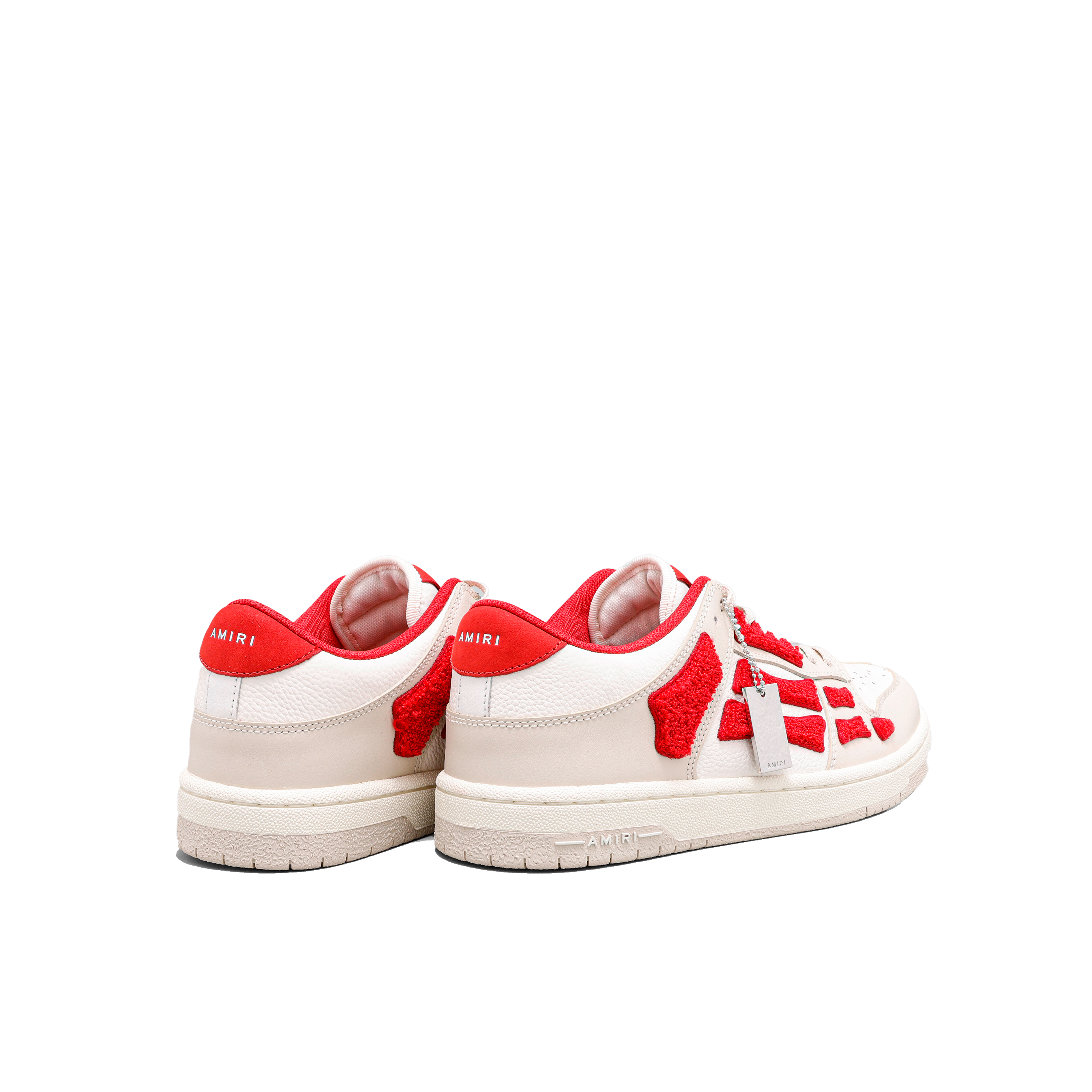 Sneakers Blancos Rojo AMIRI Low Skel