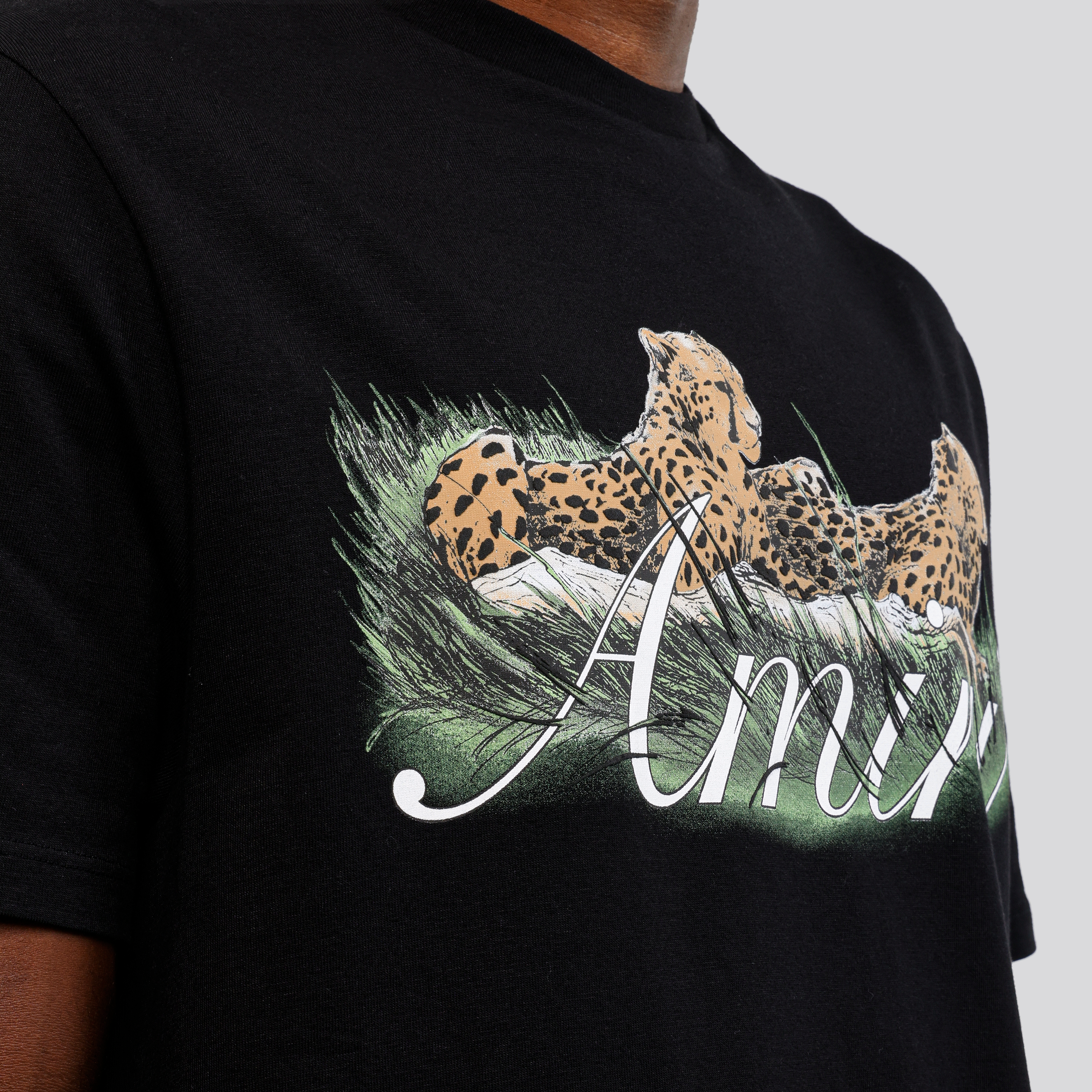 Camiseta Negra AMIRI Cheetah
