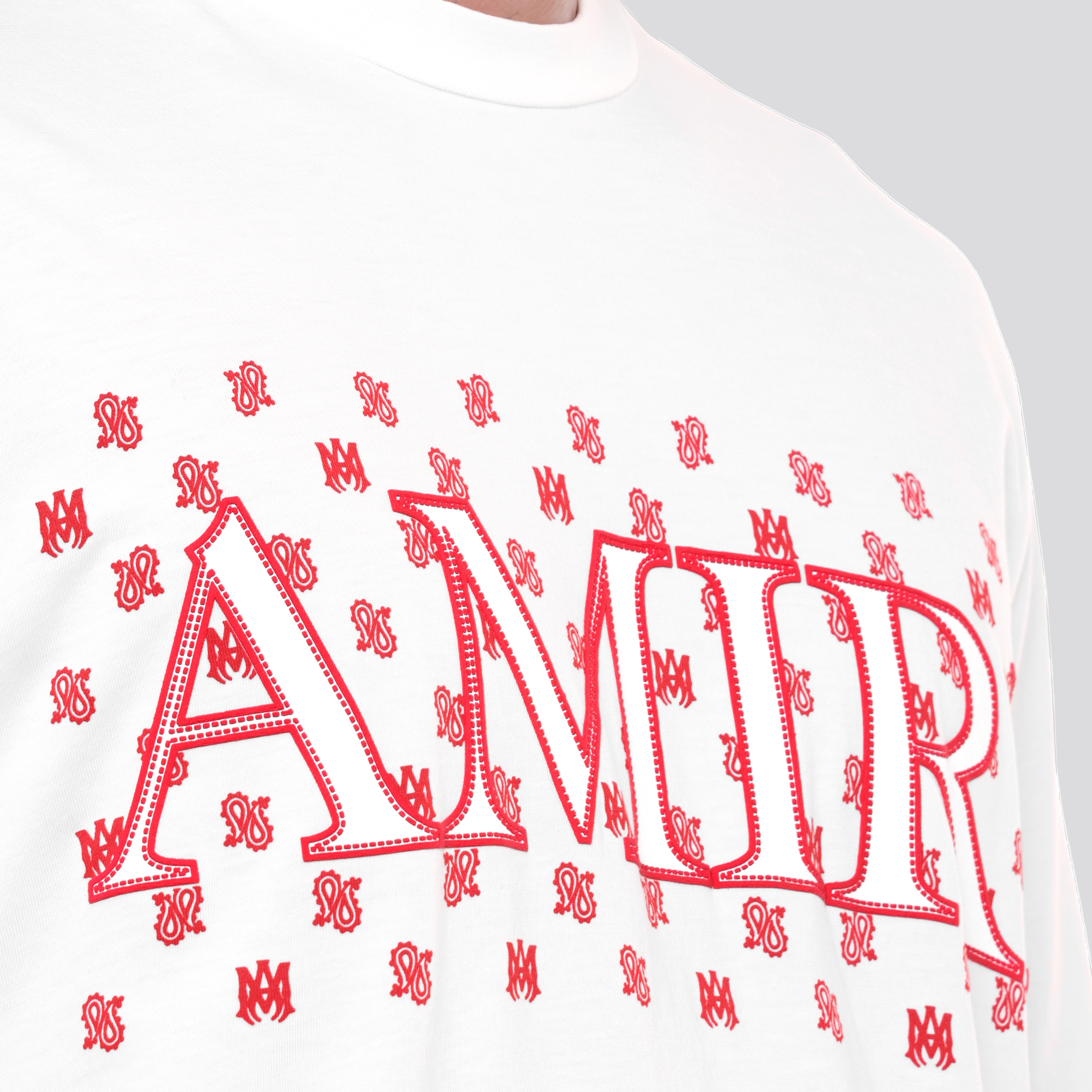 Camiseta Blanca AMIRI Multi Mini Logo