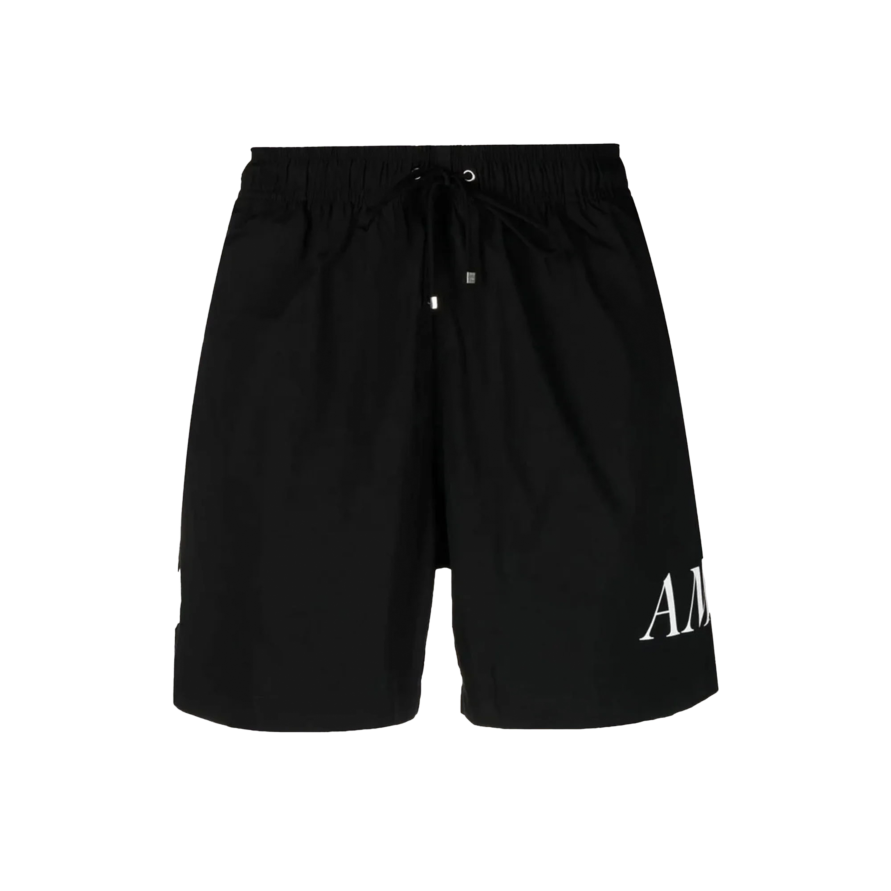 Pantaloneta Negro AMIRI Logo