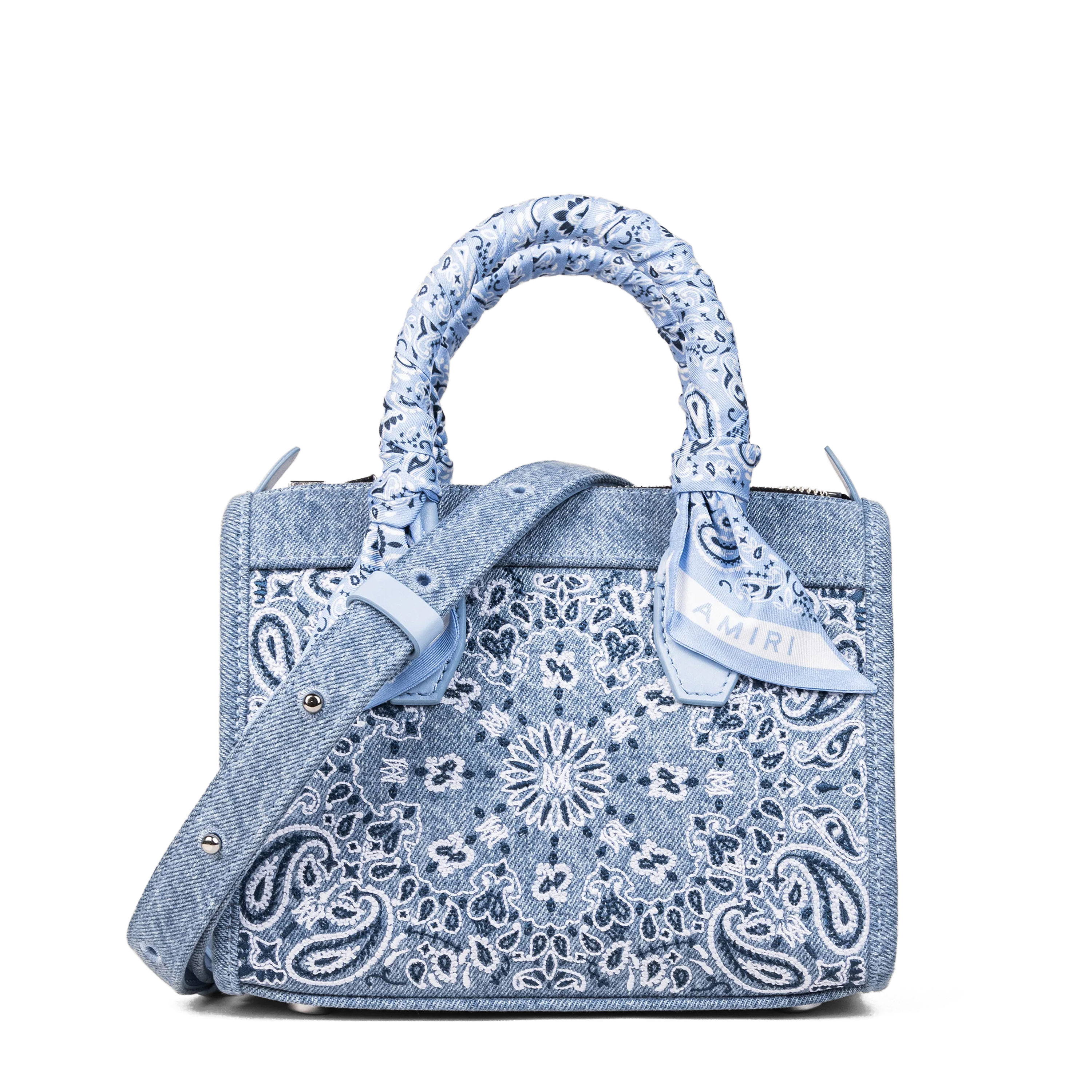 Cartera Azul AMIRI Micro Triangle