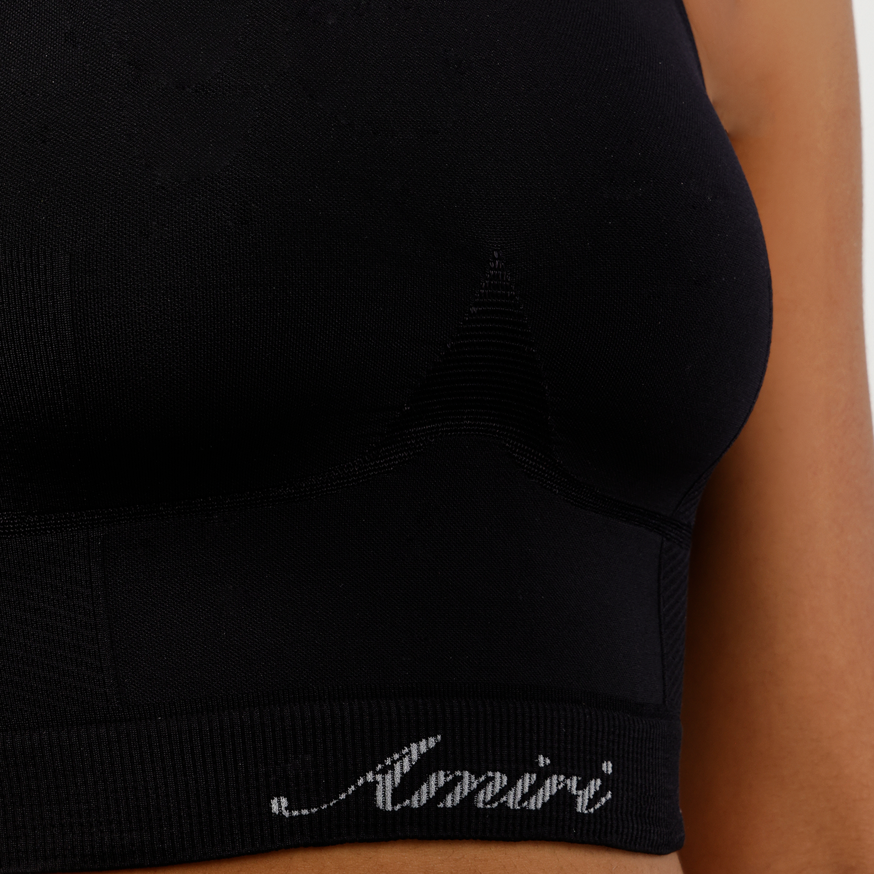 Top Negro AMIRI Logo Band Neck
