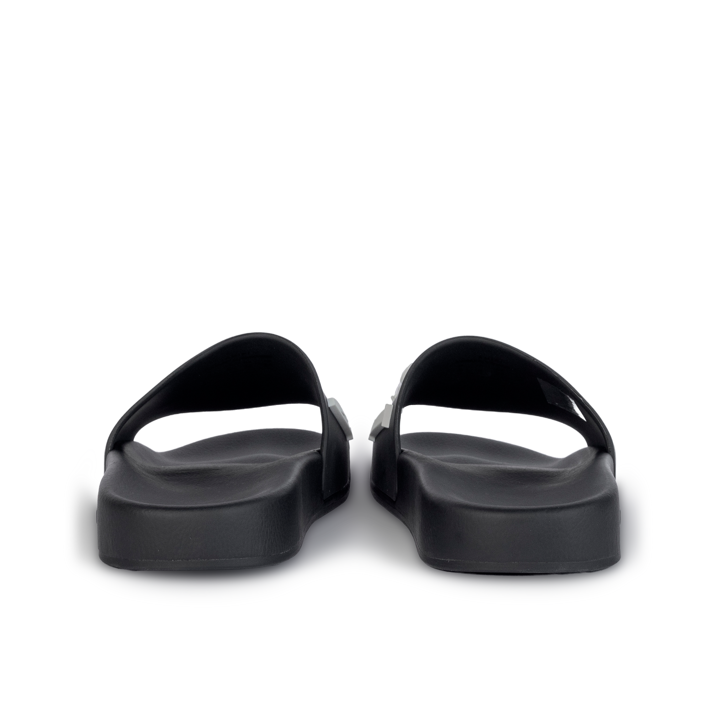 Sandalias Negras AMIRI Logo