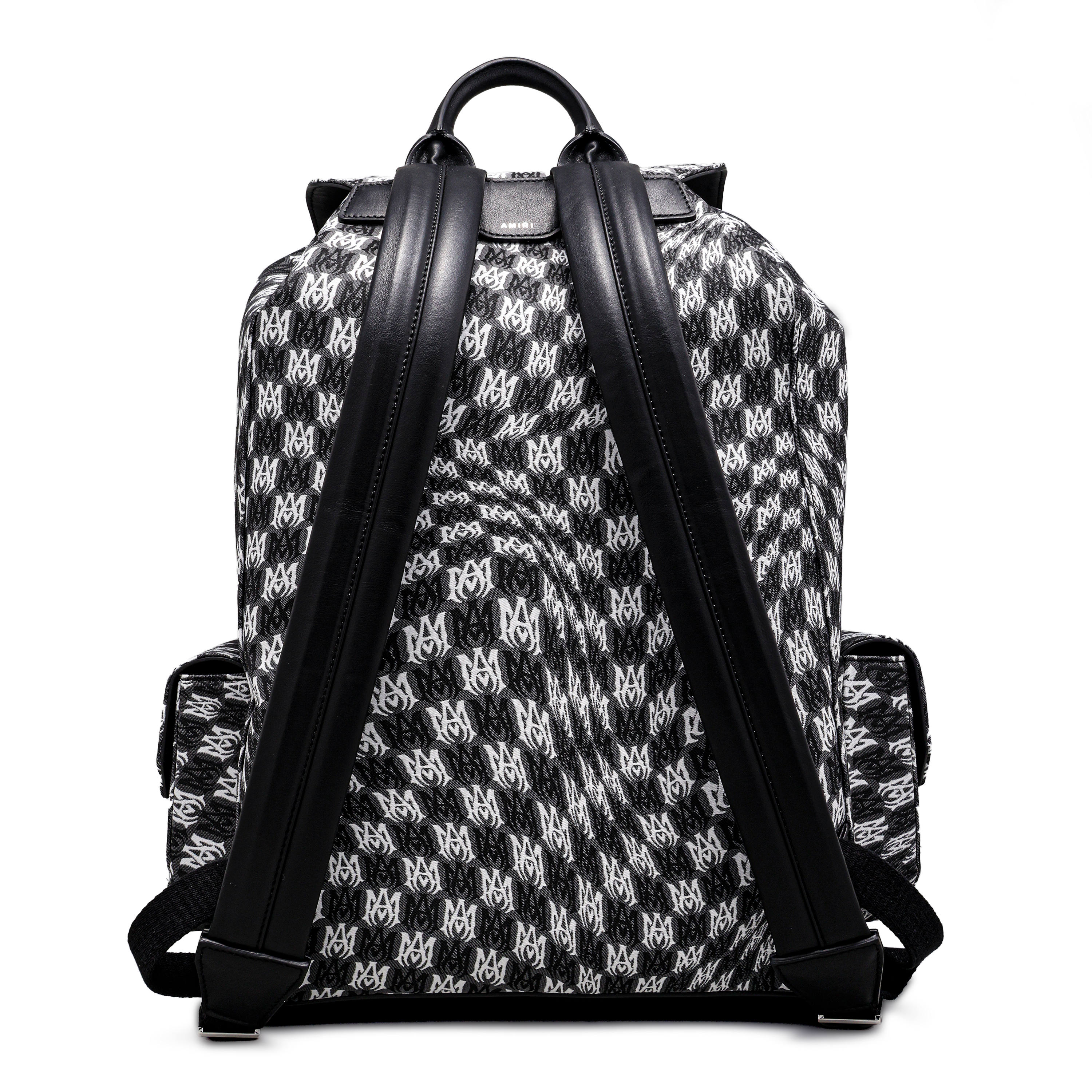 Mochila Negro AMIRI Wavy Checkerboard Print