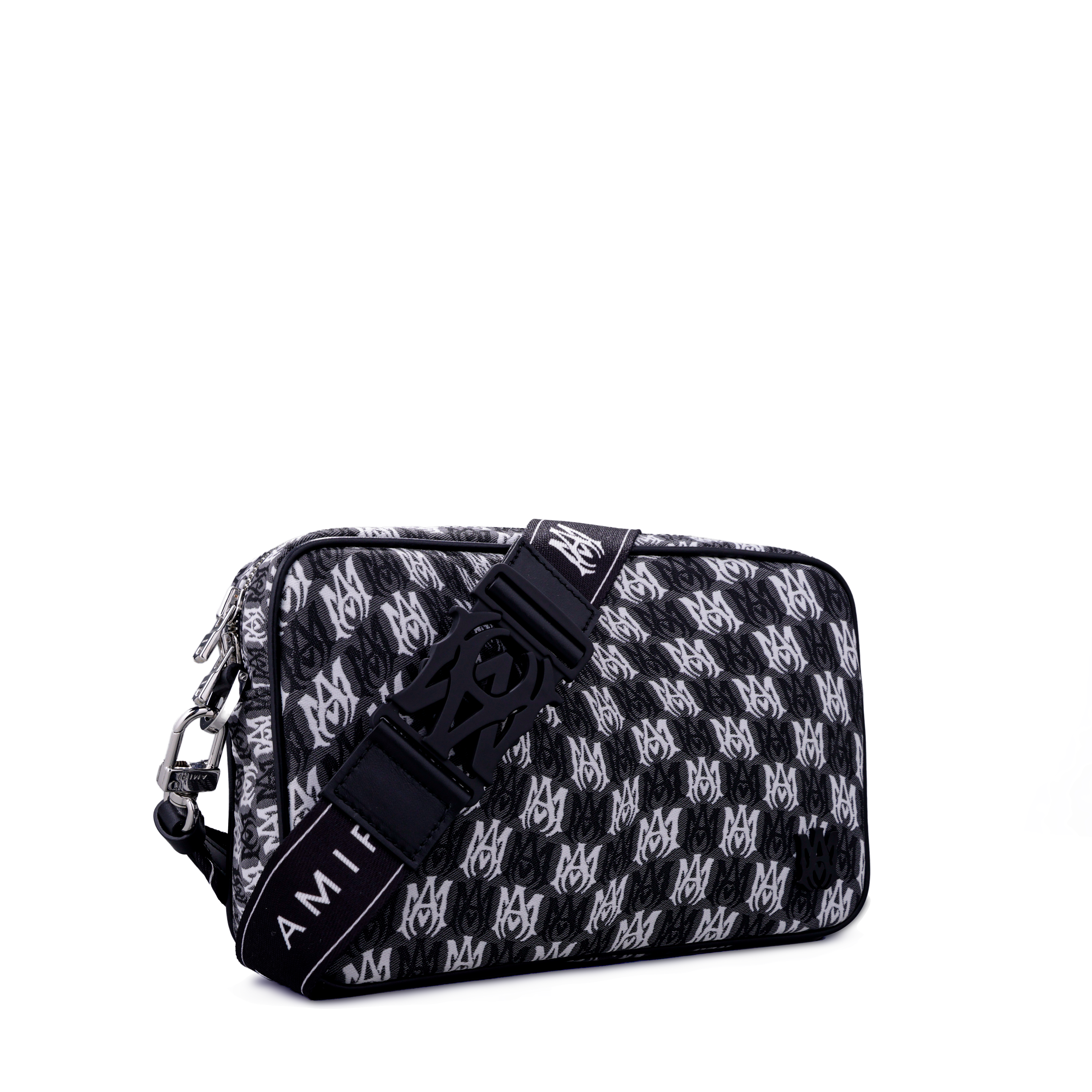 Bolso Negro AMIRI Checkerboard Print