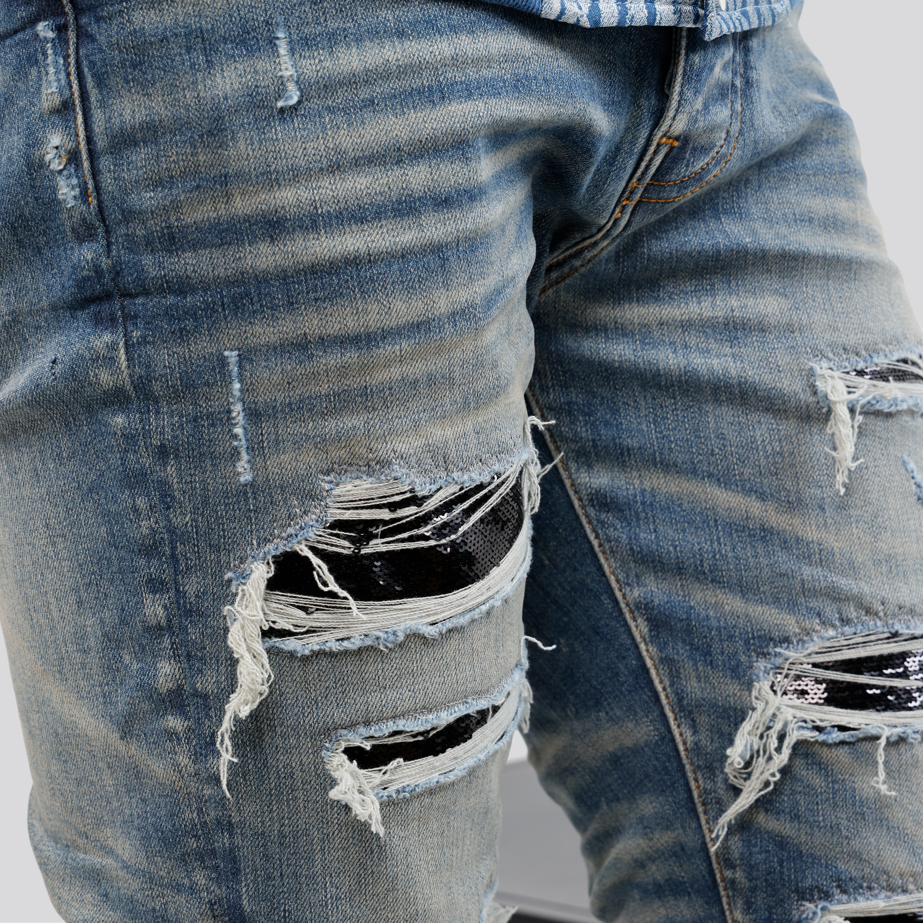 Jeans Denim AMIRI Sequin Thrasher
