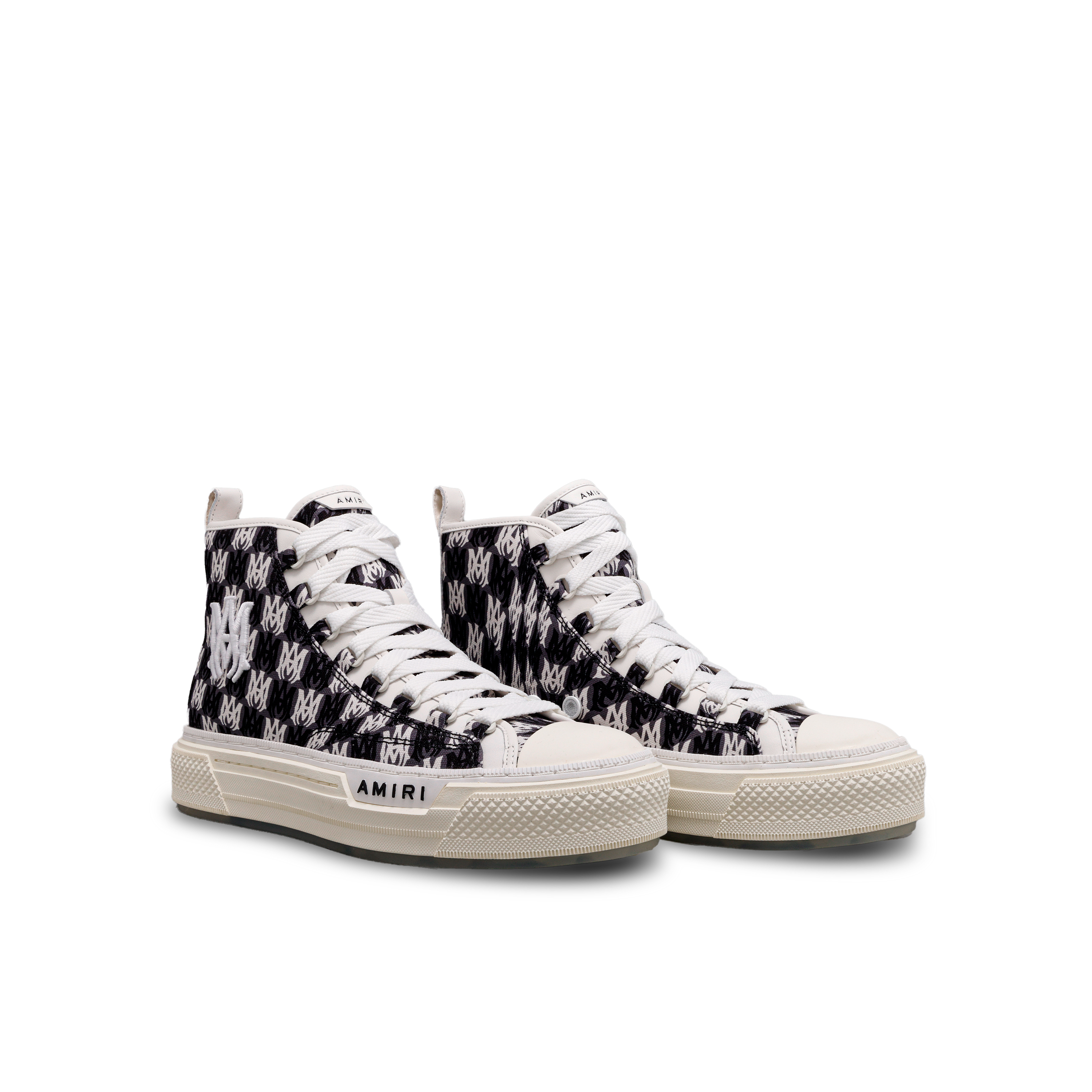 Sneakers High Top Blancos AMIRI Checkerboard