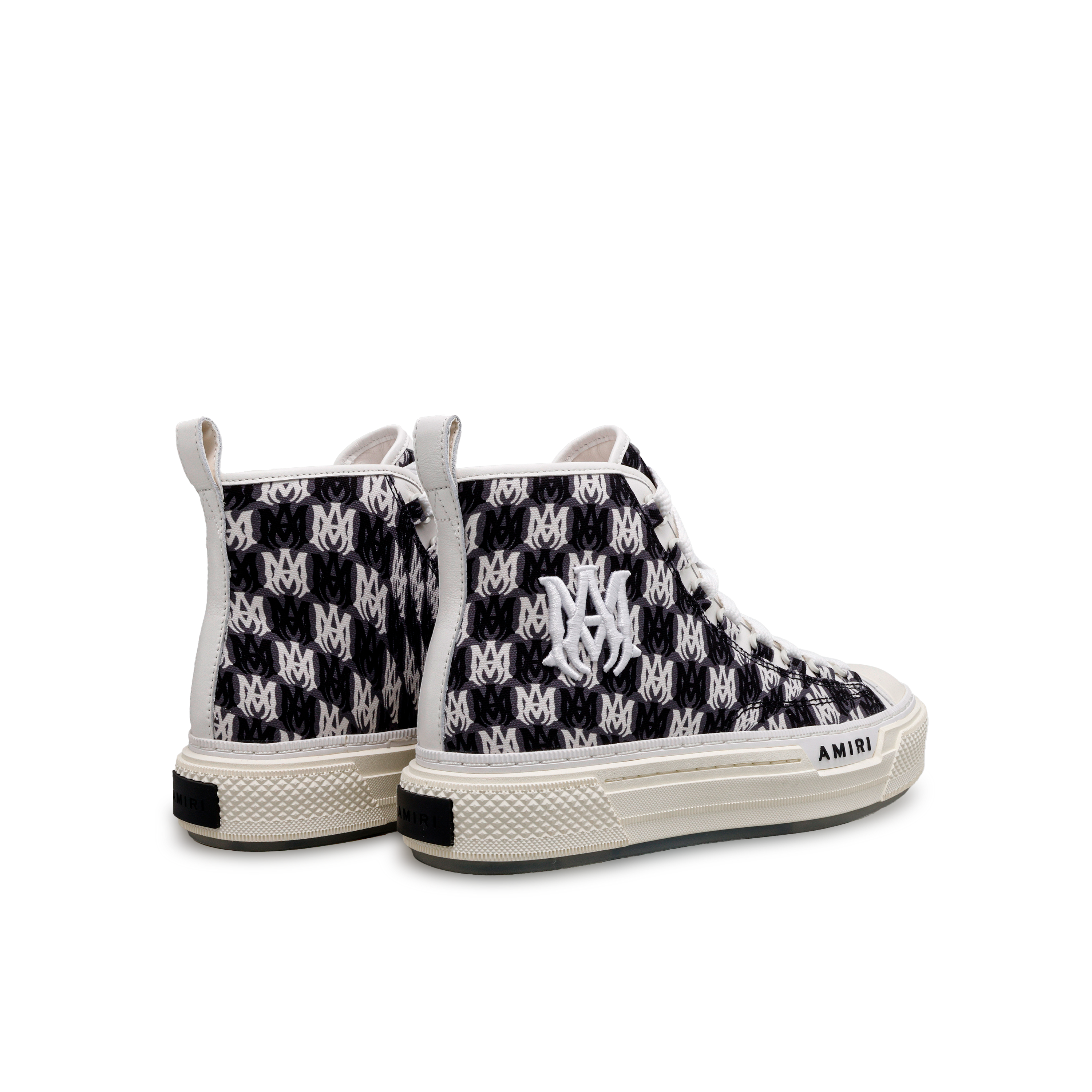 Sneakers High Top Blancos AMIRI Checkerboard