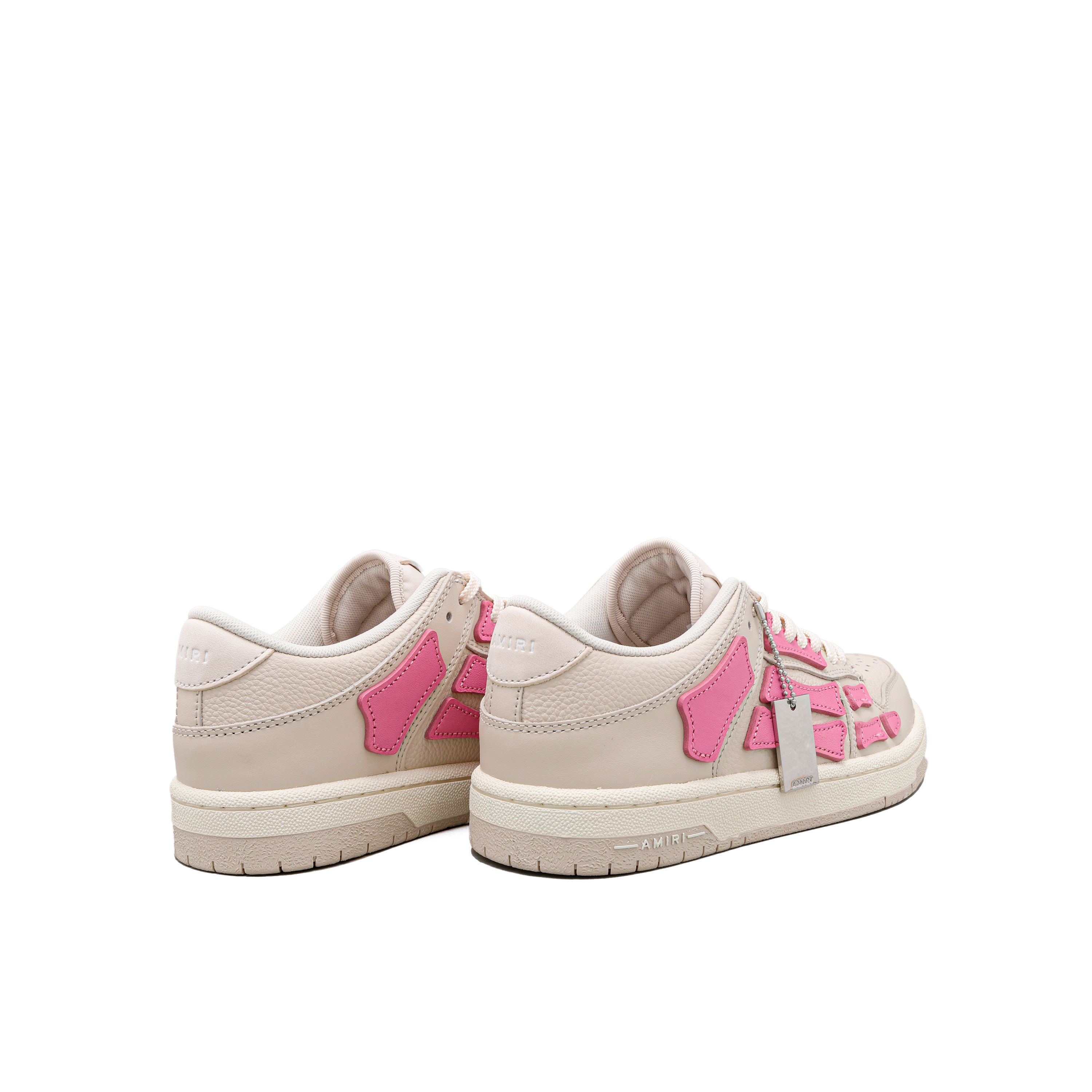Sneakers Beige Rosa AMIRI Skel