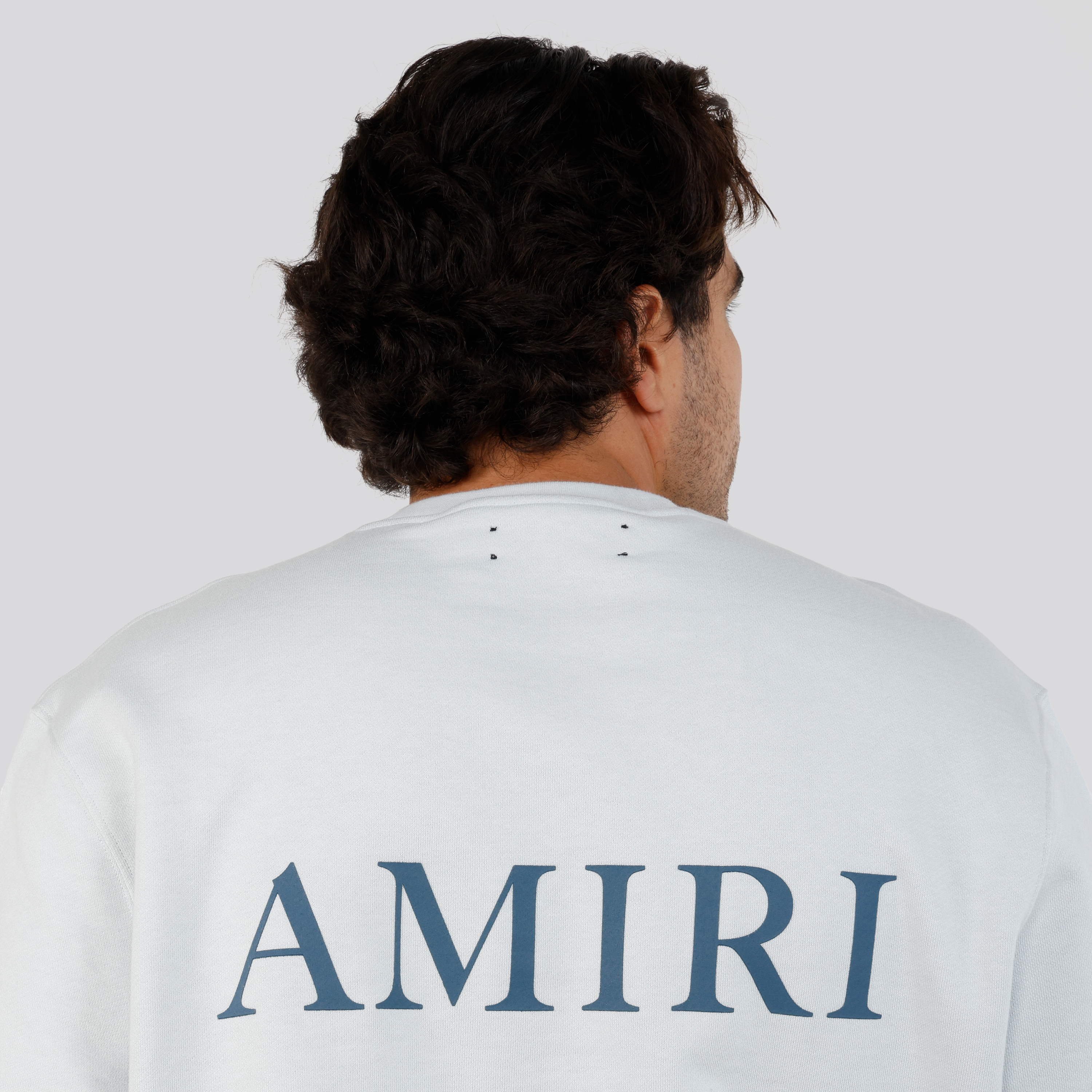 Buzo Blanco AMIRI MA Logo