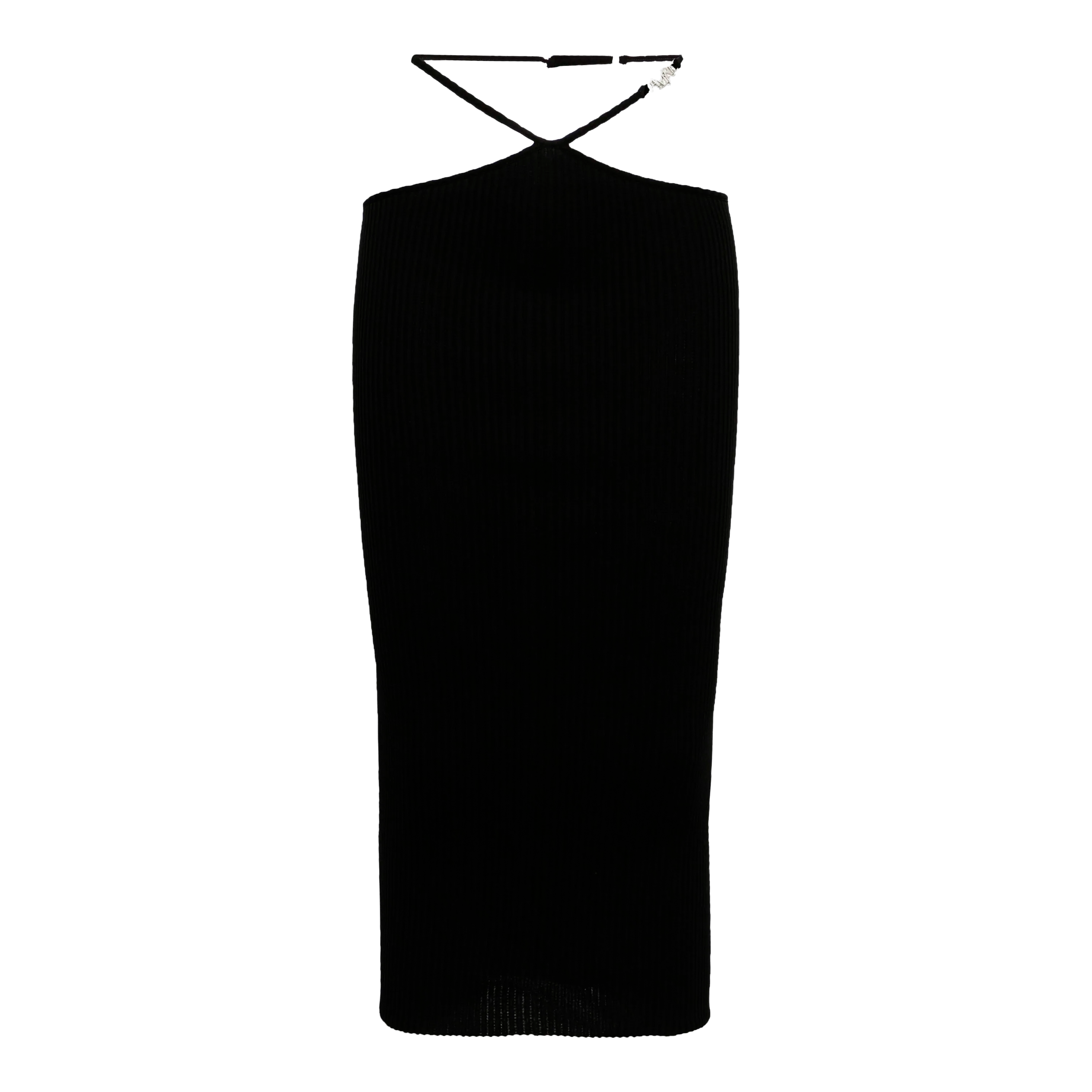 Falda Negra AMIRI Staggered Midi